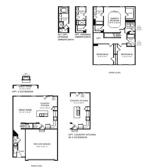 Rosecliff floorplan - 11204 Emerson Landing Drive, Charlotte