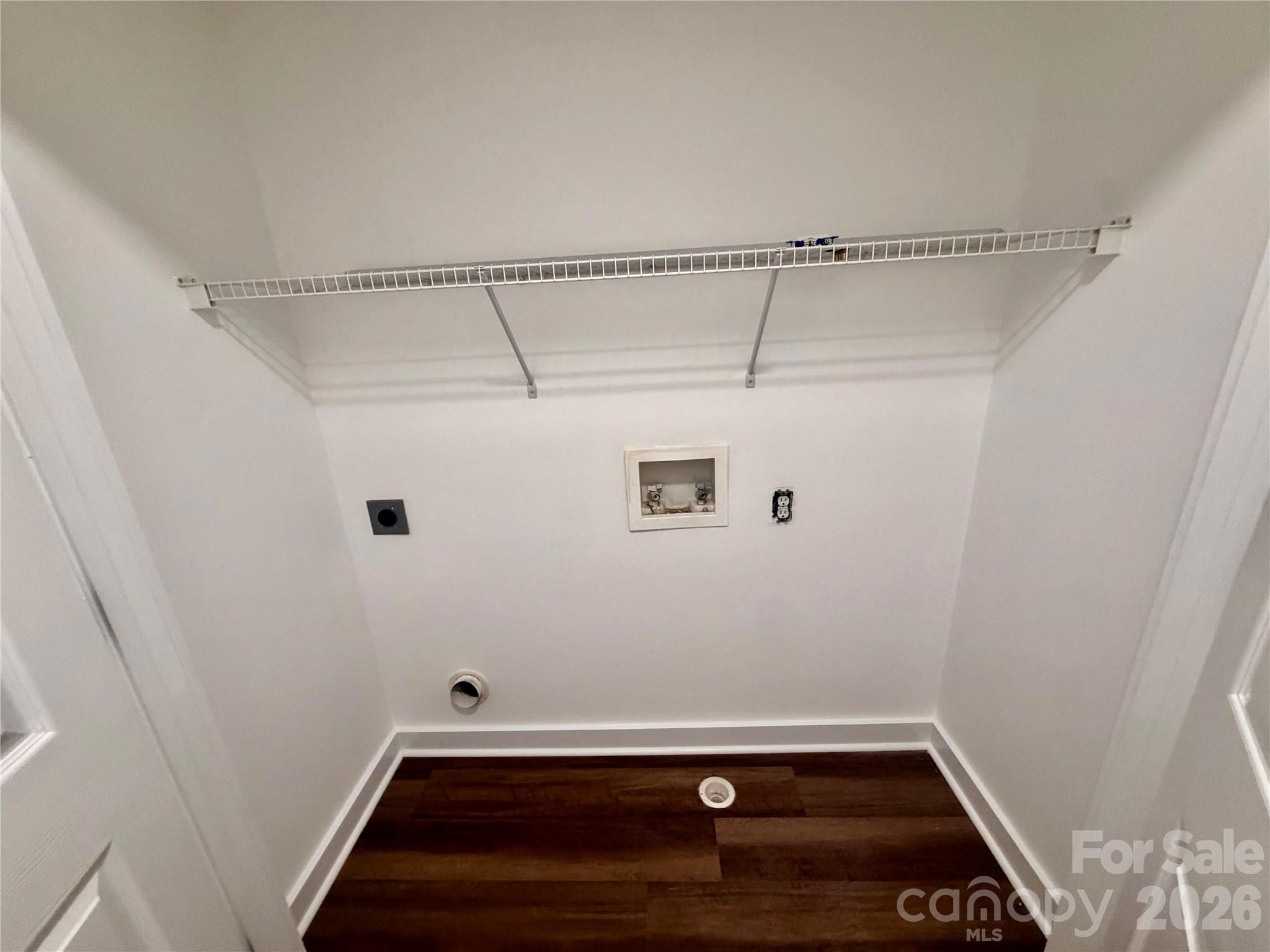 Laundry upstairs where all of the bedrooms are. - 116 Huckleberry Lane, Mount Holly