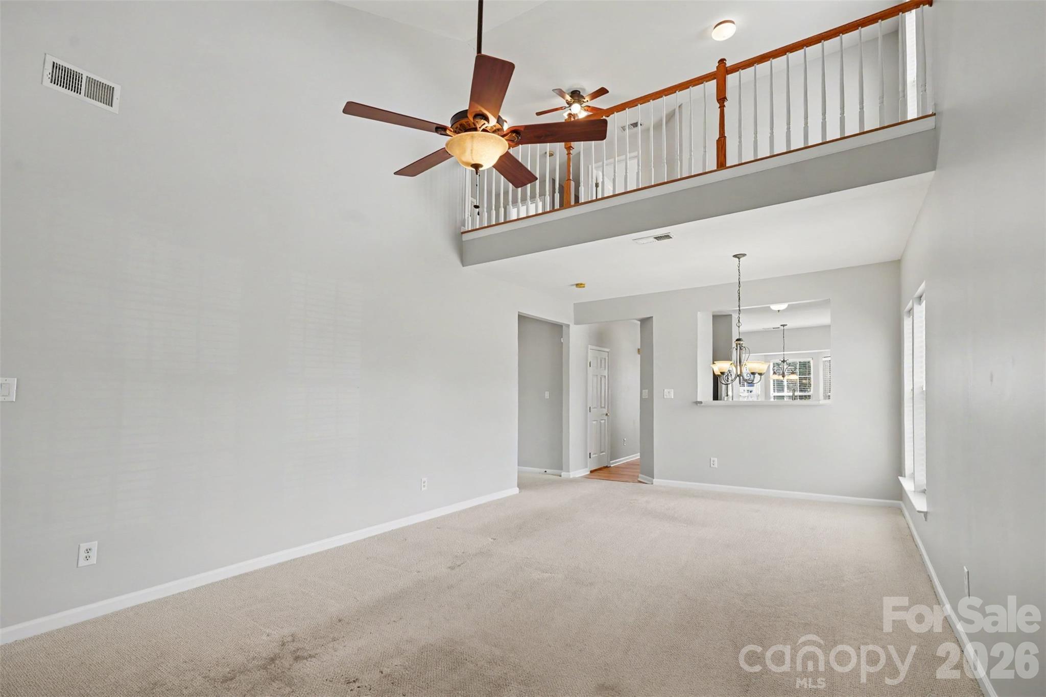 Loft overlooking Living Room - 4083 Holly Villa Circle, Indian Trail