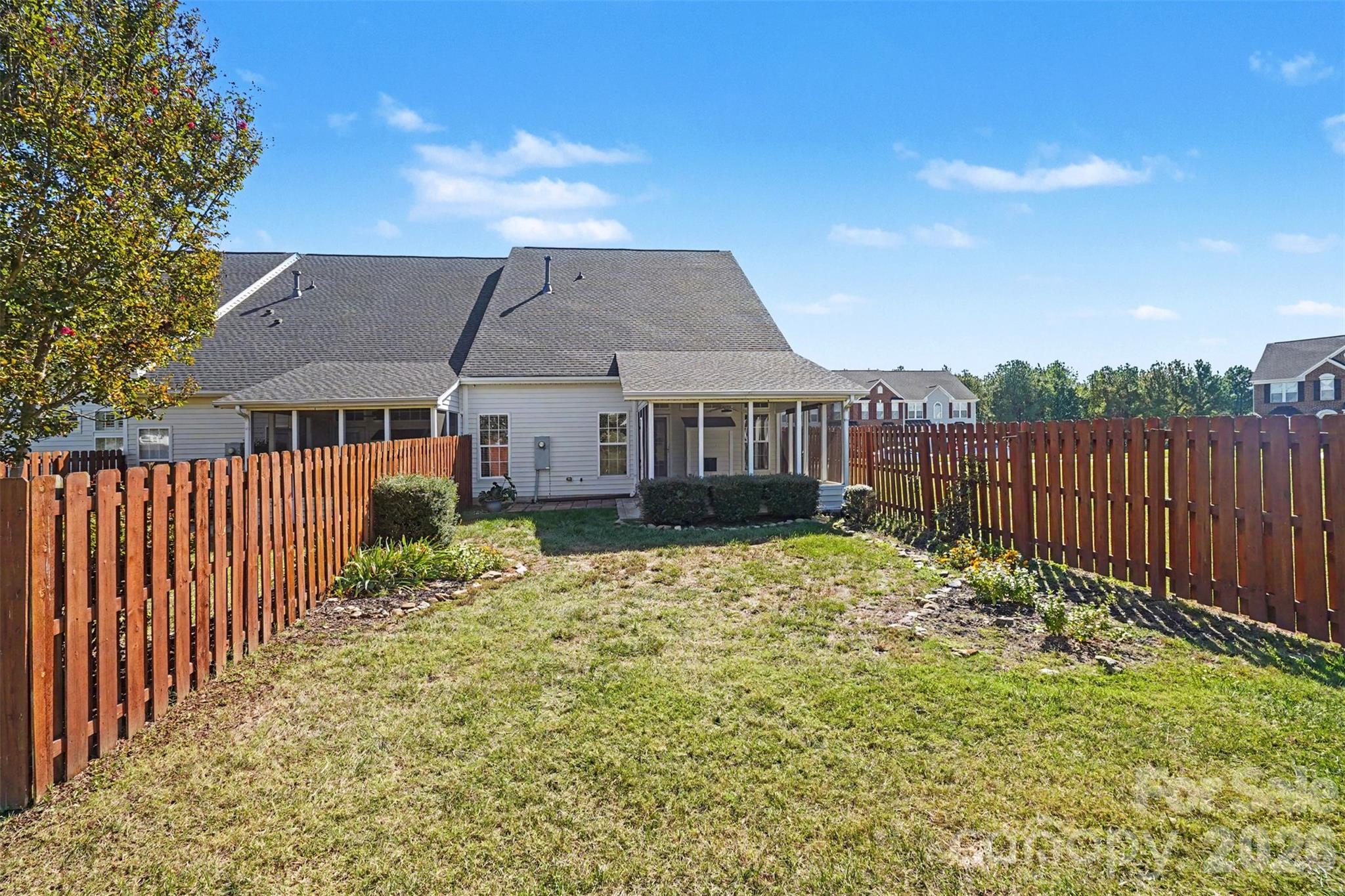 Partially Fenced Yard - 4083 Holly Villa Circle, Indian Trail