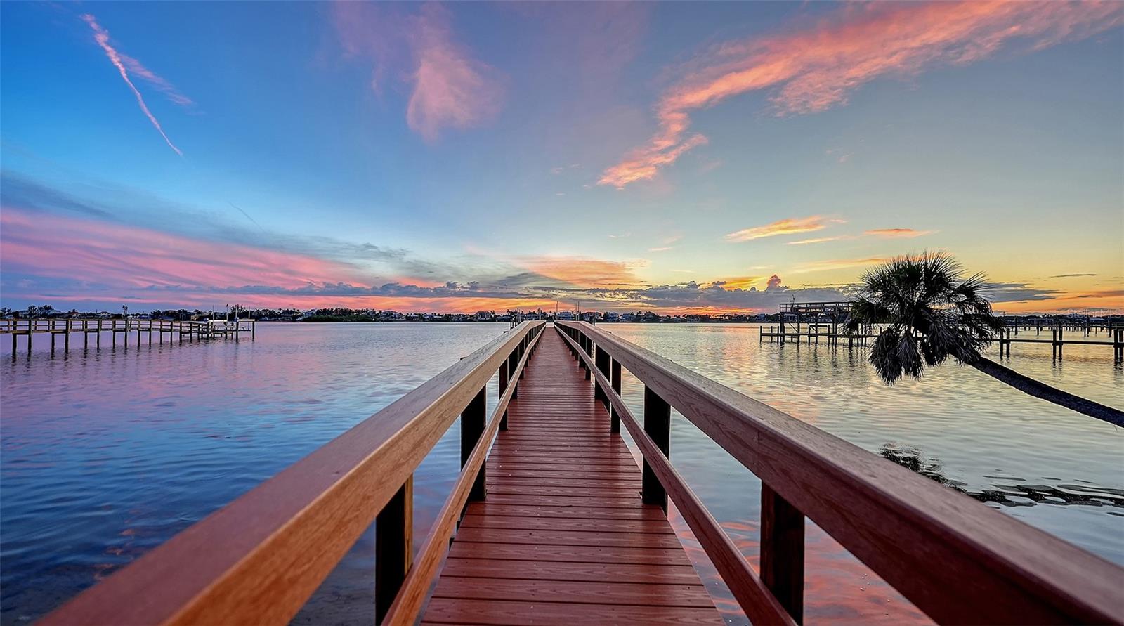 Brand new dock - 2115 LYCHEE LN, NOKOMIS