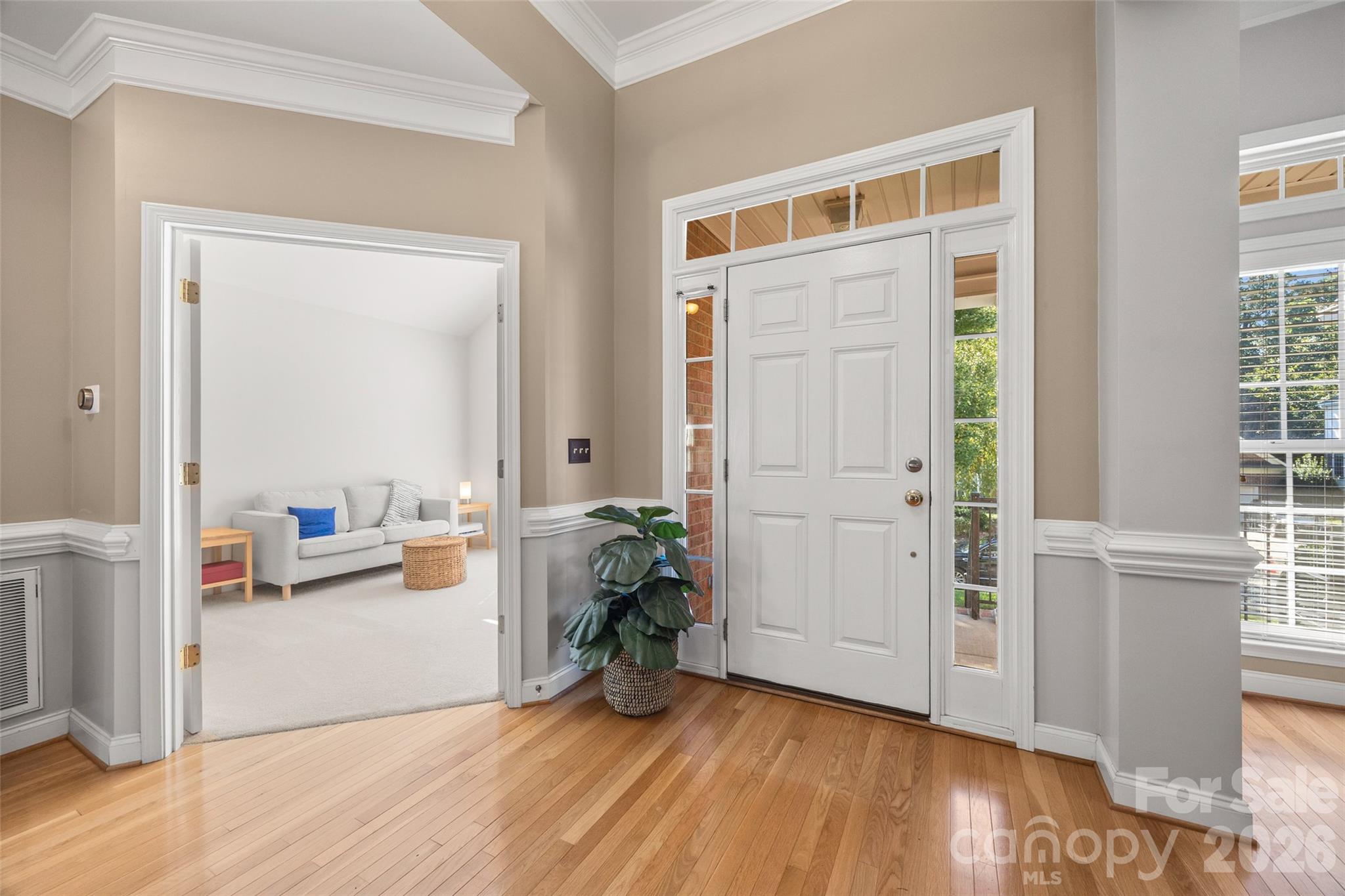 Light and Bright interior with an open layout, high ceilings, lots of natural light - 1718 Sanridge Wind Lane, Charlotte