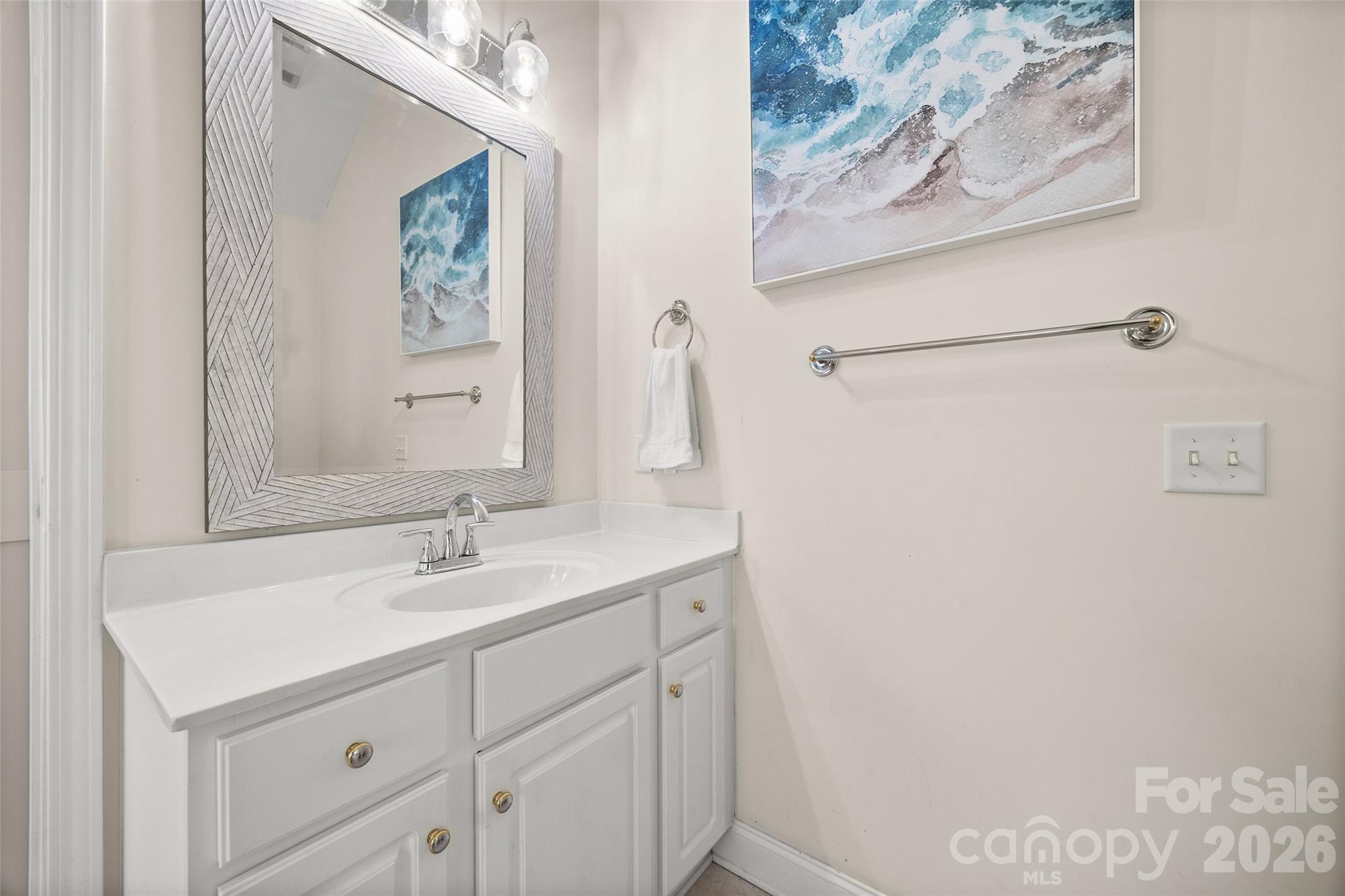 Primary Bathroom with separate vanities - 1718 Sanridge Wind Lane, Charlotte