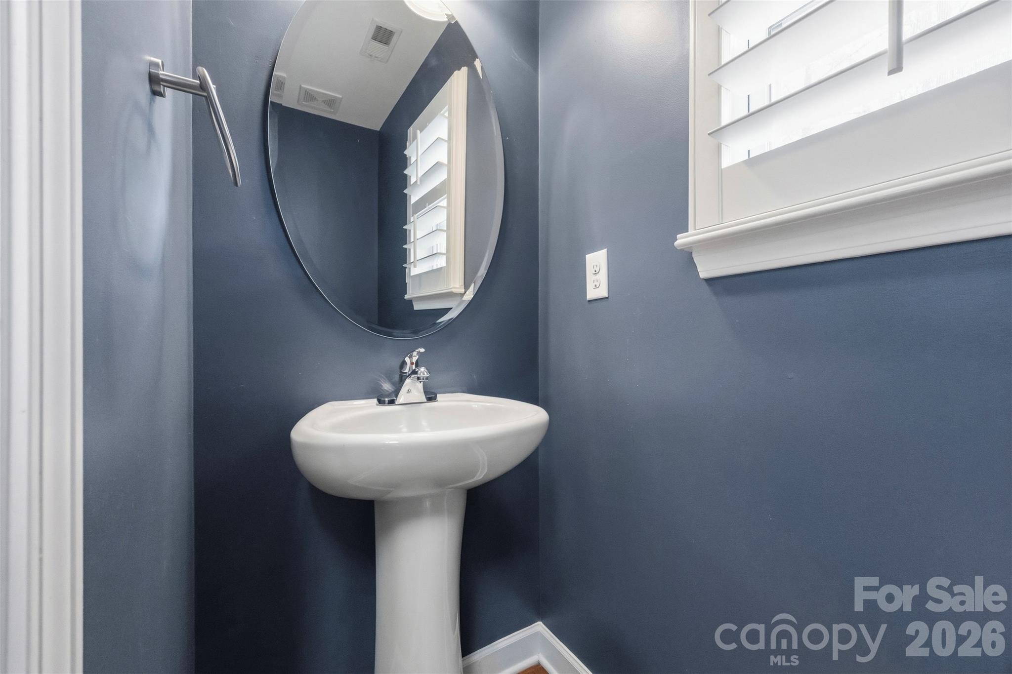 half bath downstairs - 108 Moores Branch Road, Mount Holly