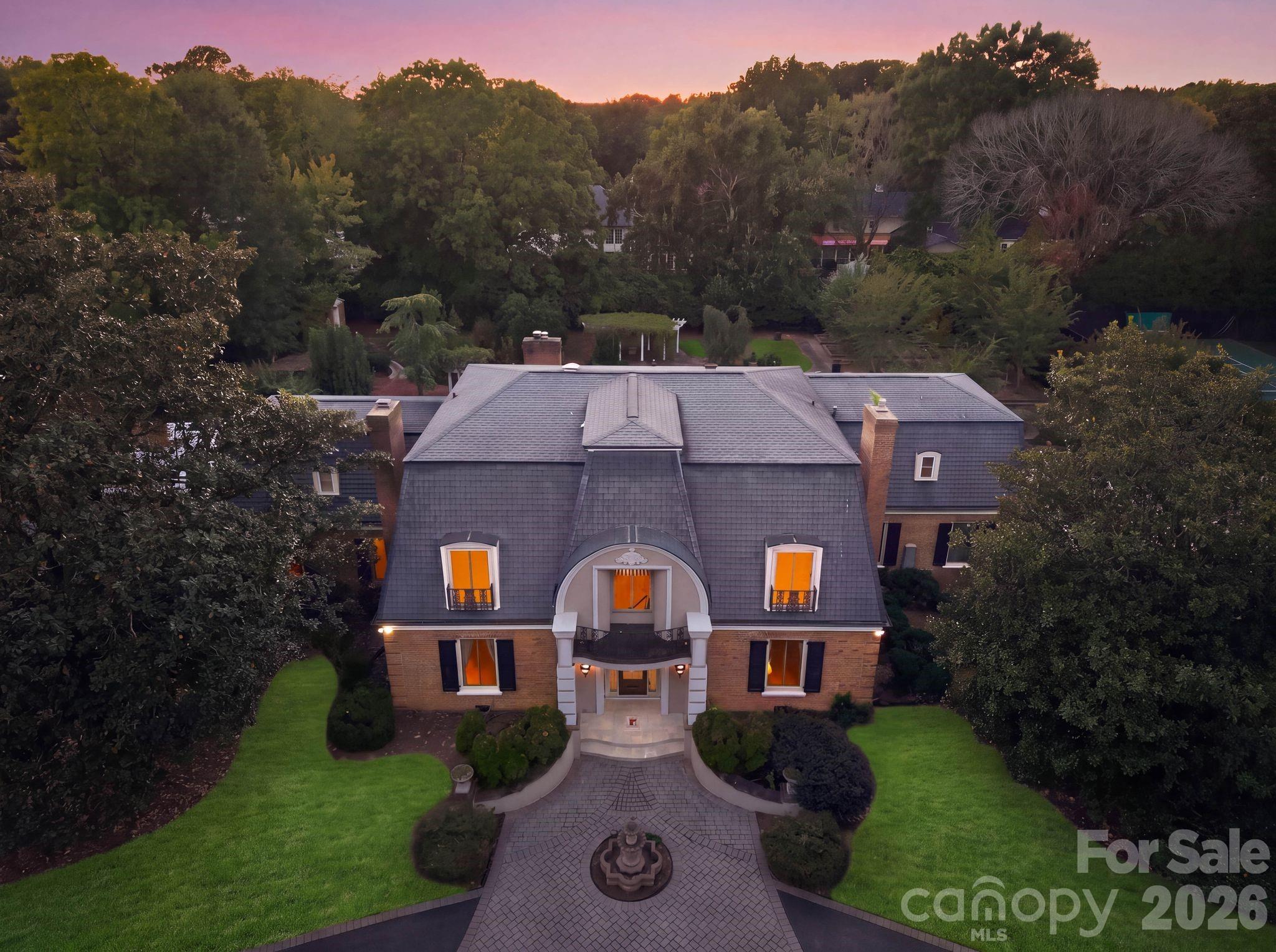 Room for a tennis court or sports court. - 3452 Sharon Road, Charlotte