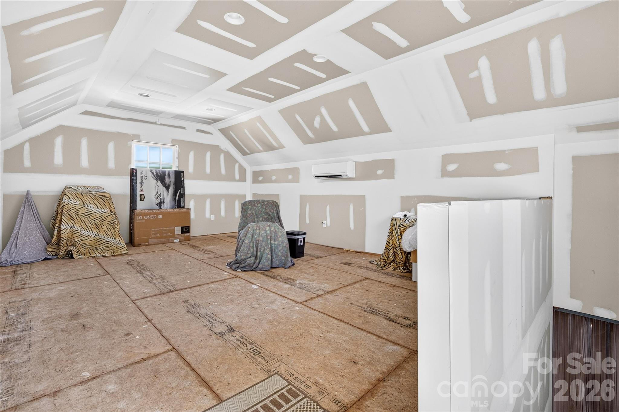 Unfinished area over garage - 1709 Cedar Park Drive, Pineville