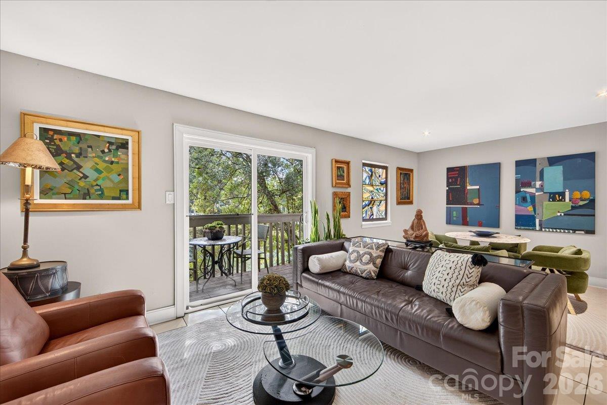 Balcony off Main Level Living Room - 3762 Winding Creek Lane, Charlotte
