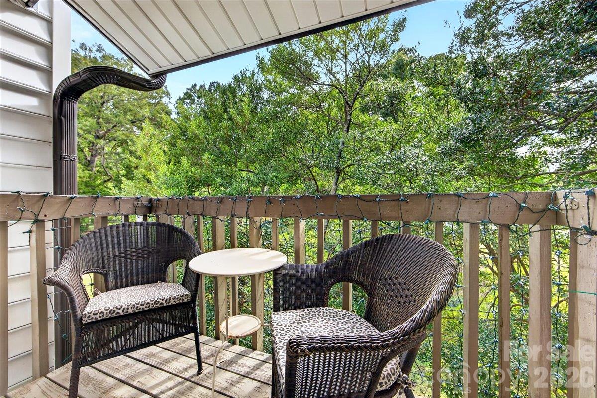 Balcony Off Main Level Living Room - 3762 Winding Creek Lane, Charlotte