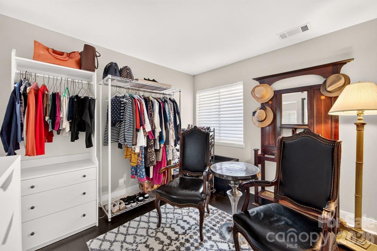 Third Bedroom Currently Set Up as Owner's Dressing Room - 3762 Winding Creek Lane, Charlotte