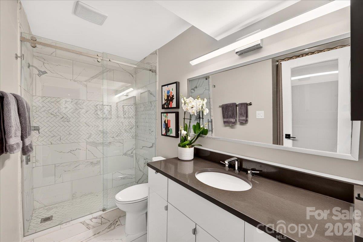 Lower Level Full Bathroom - 3762 Winding Creek Lane, Charlotte