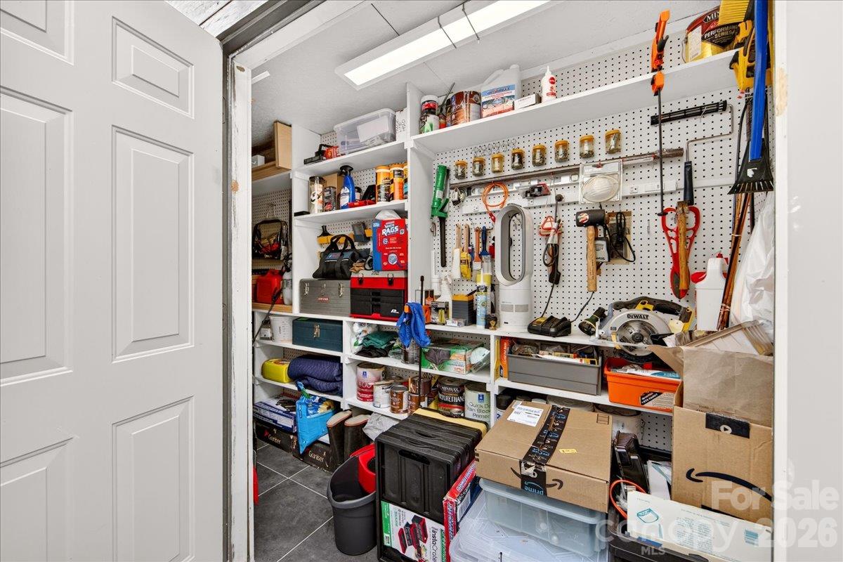 Storage Shed on the Enclosed Patio - 3762 Winding Creek Lane, Charlotte