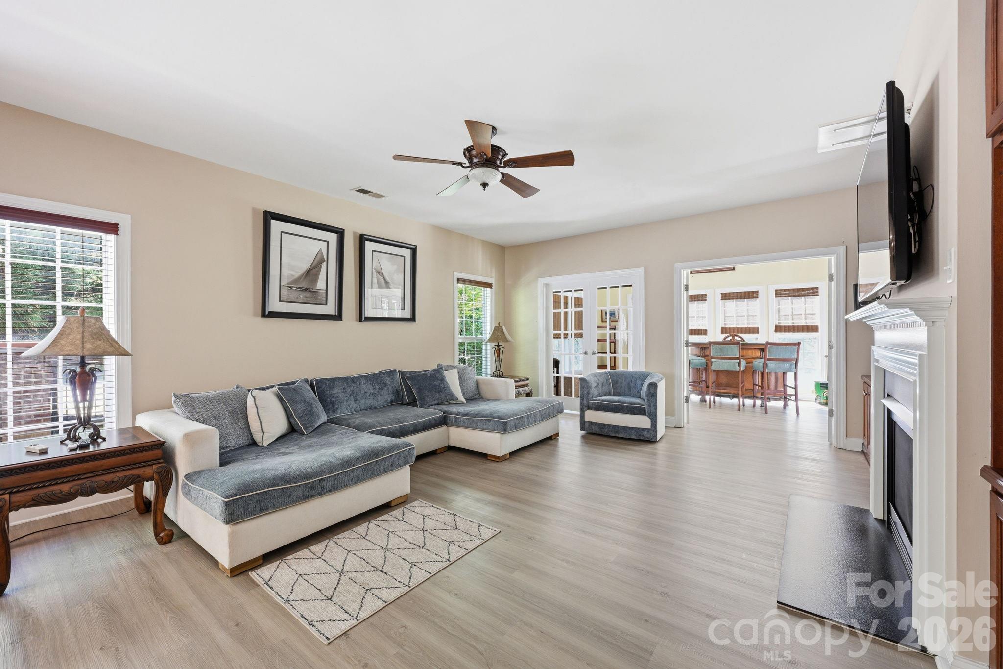 Family Room - 4405 Squirrel Trail Lane, Charlotte