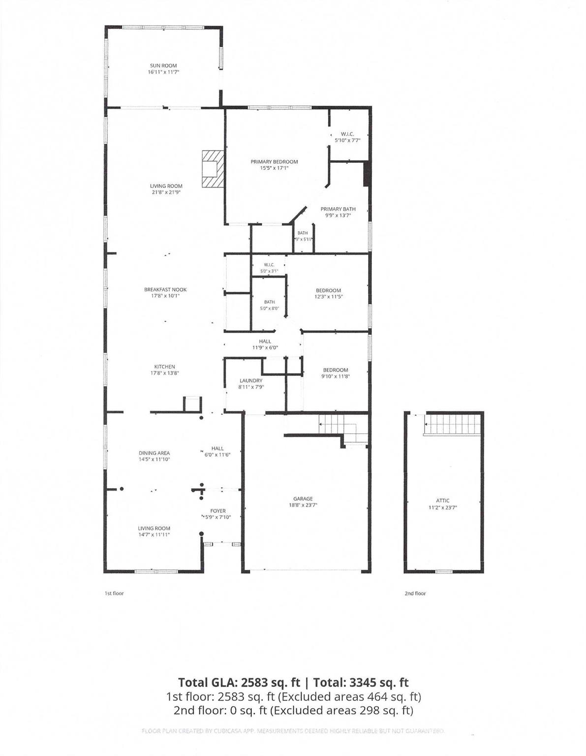 Measurements - 4405 Squirrel Trail Lane, Charlotte