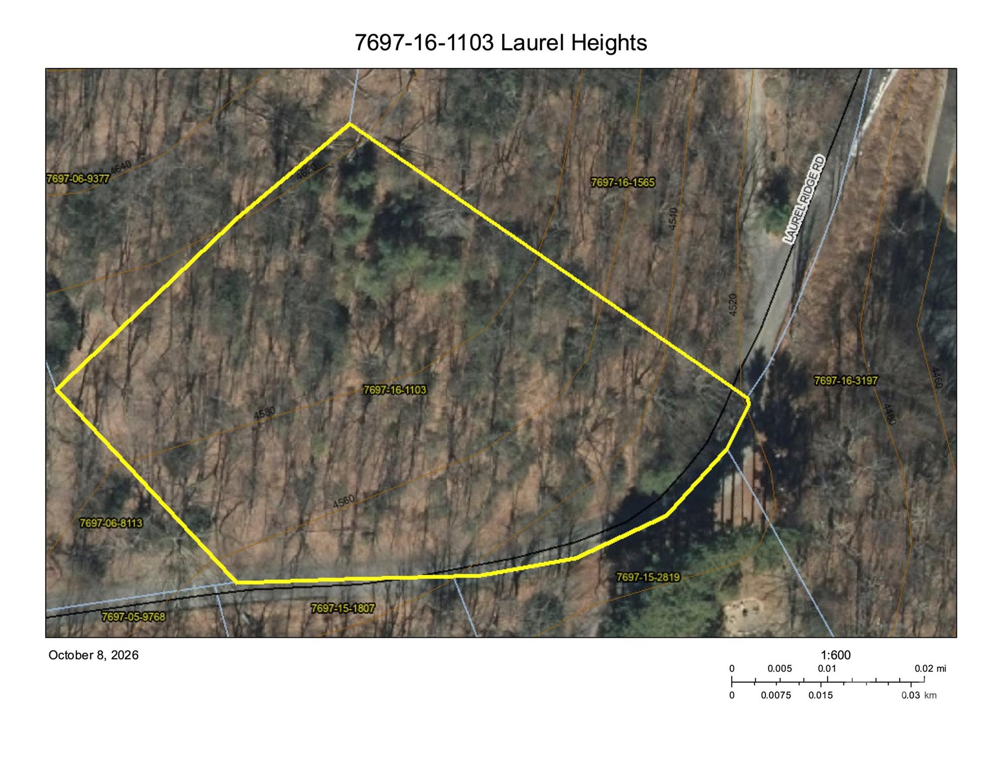 GIS overview - 0000 Laurel Ridge Road N, Maggie Valley