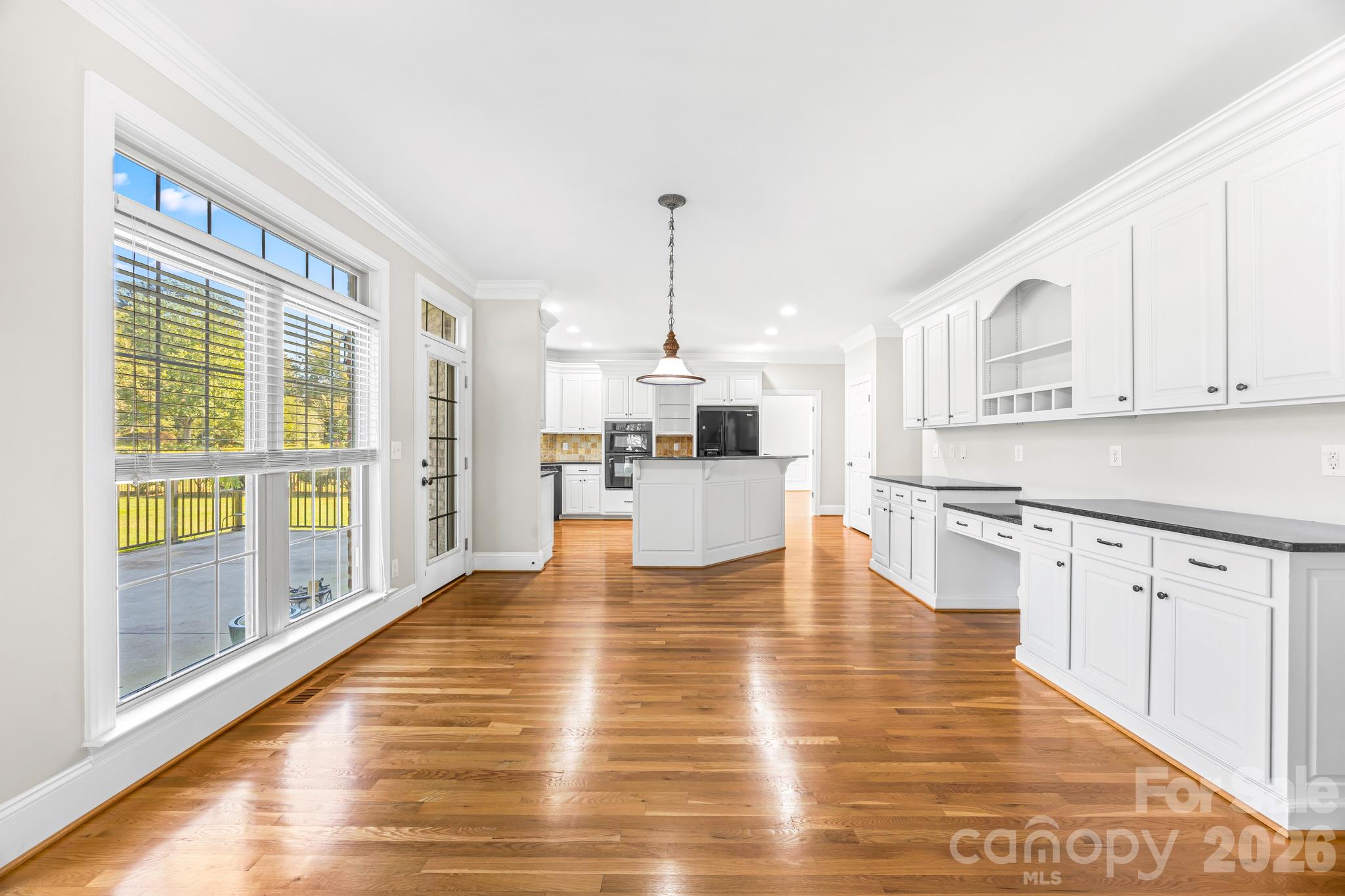 Breakfast Area with desk space for office/school - 105 Mandarin Drive, Mooresville