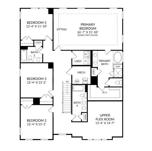 Upper Level - 1916 Pine Nut Trail, Indian Trail