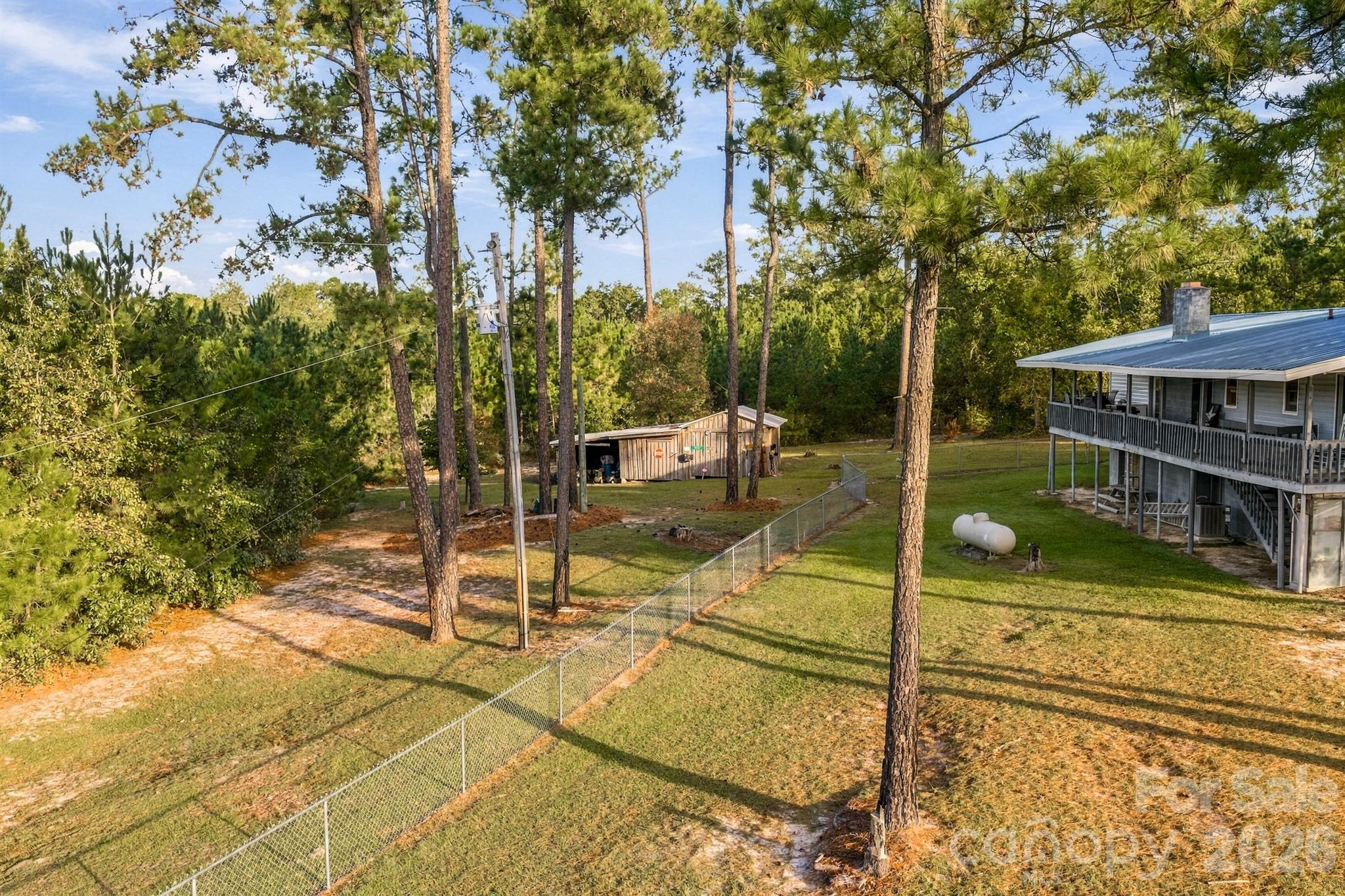 Fenced Back Yard - 1598 Marks Creek Church Road, Laurel Hill