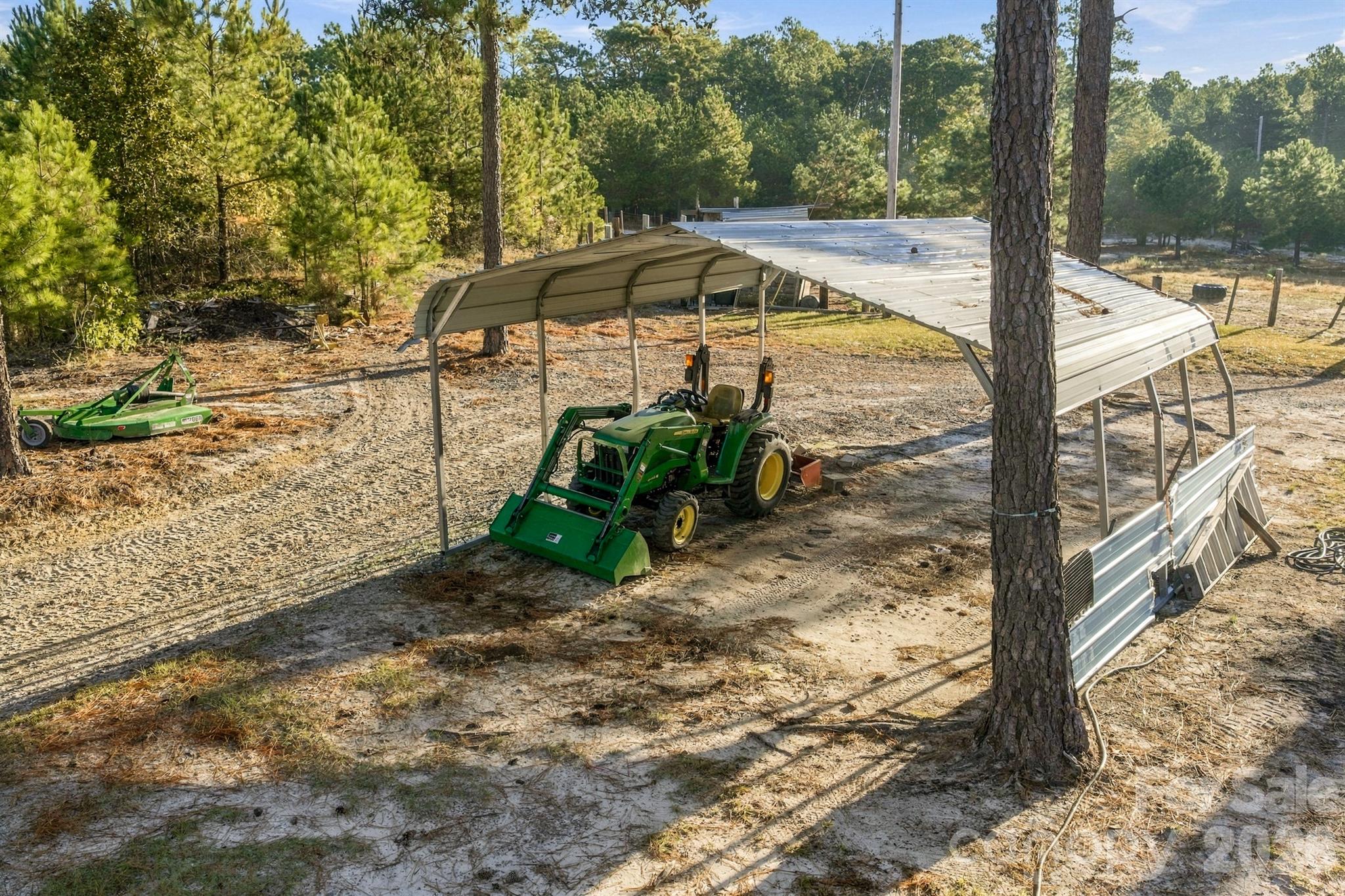 John Deere Carport - 1598 Marks Creek Church Road, Laurel Hill