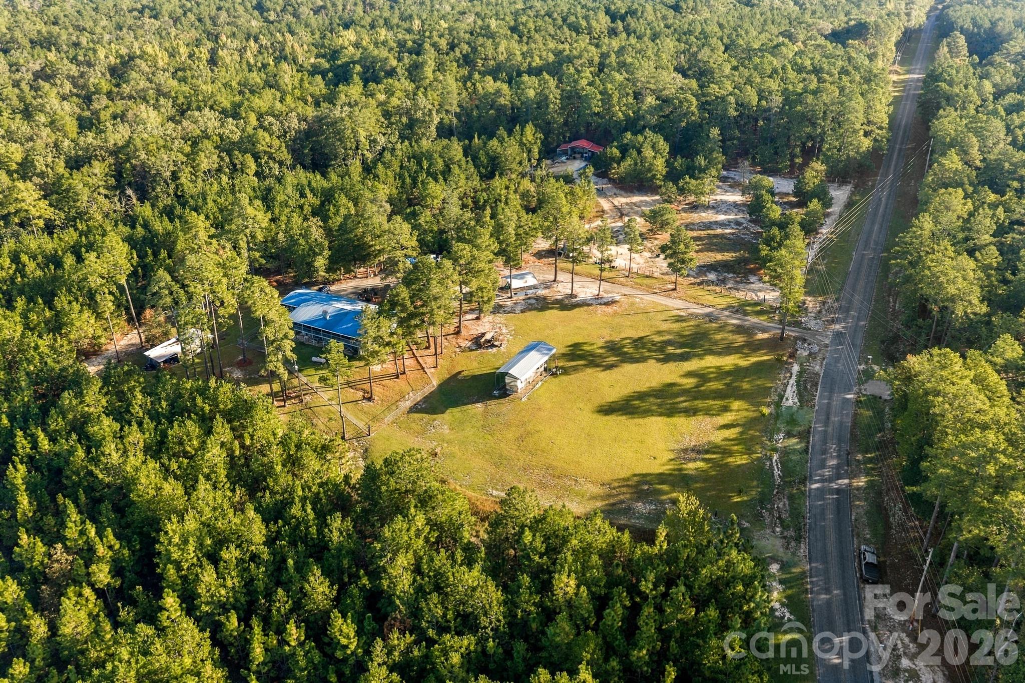 Overhead - 1598 Marks Creek Church Road, Laurel Hill