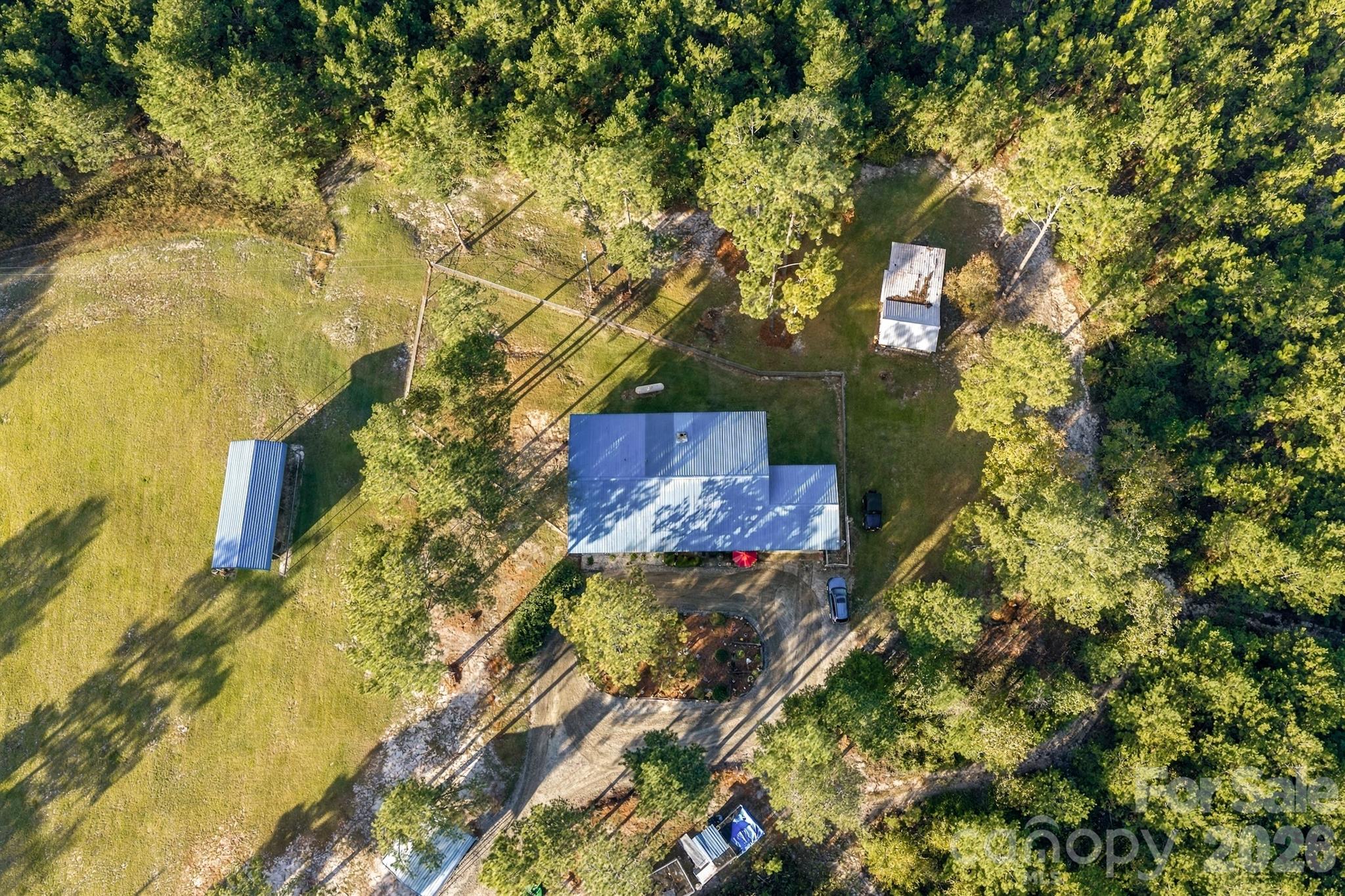 Overhead - 1598 Marks Creek Church Road, Laurel Hill