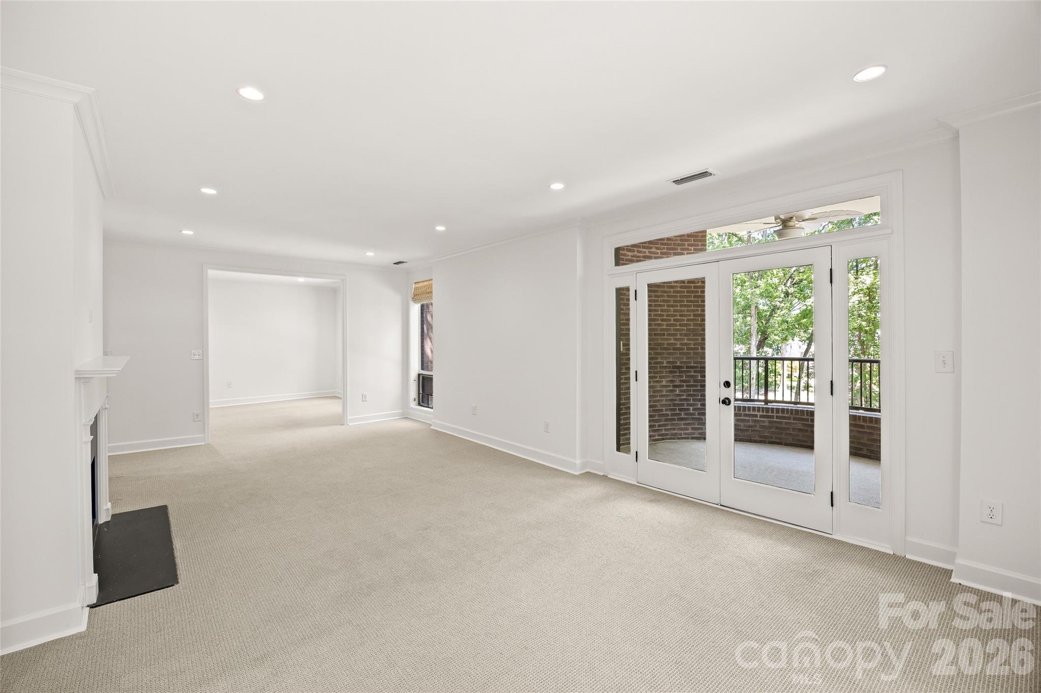 Family Room to Living Room - 922 Cherokee Road, Charlotte
