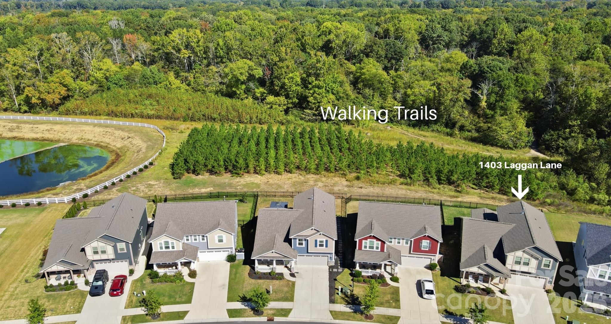 Backs up to Trees and a Walking Trail - 1403 Laggan Lane, Indian Trail