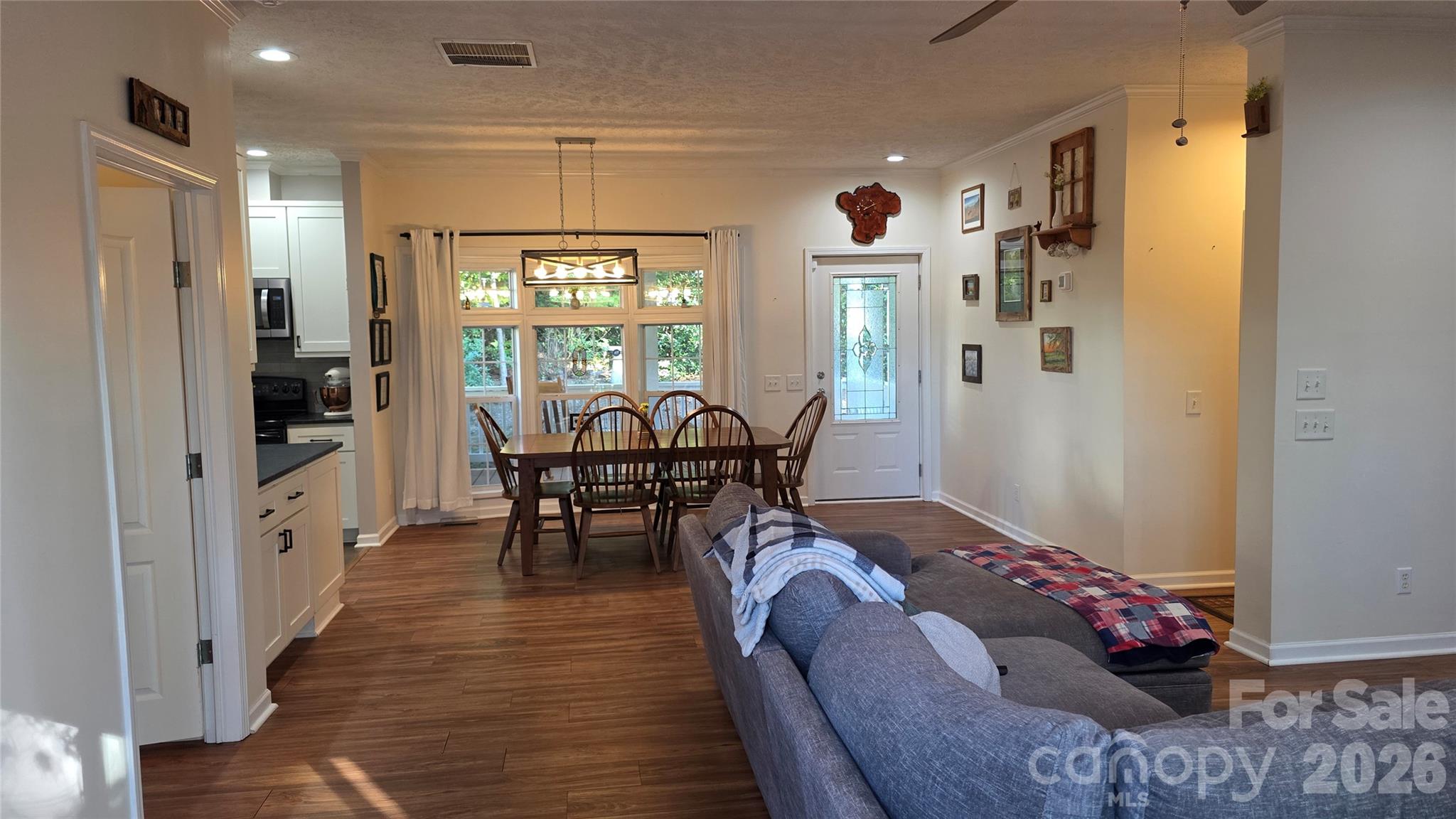 View to the front Door from the Sliding Glass Doors - 52 Enochs Way Way, Fletcher