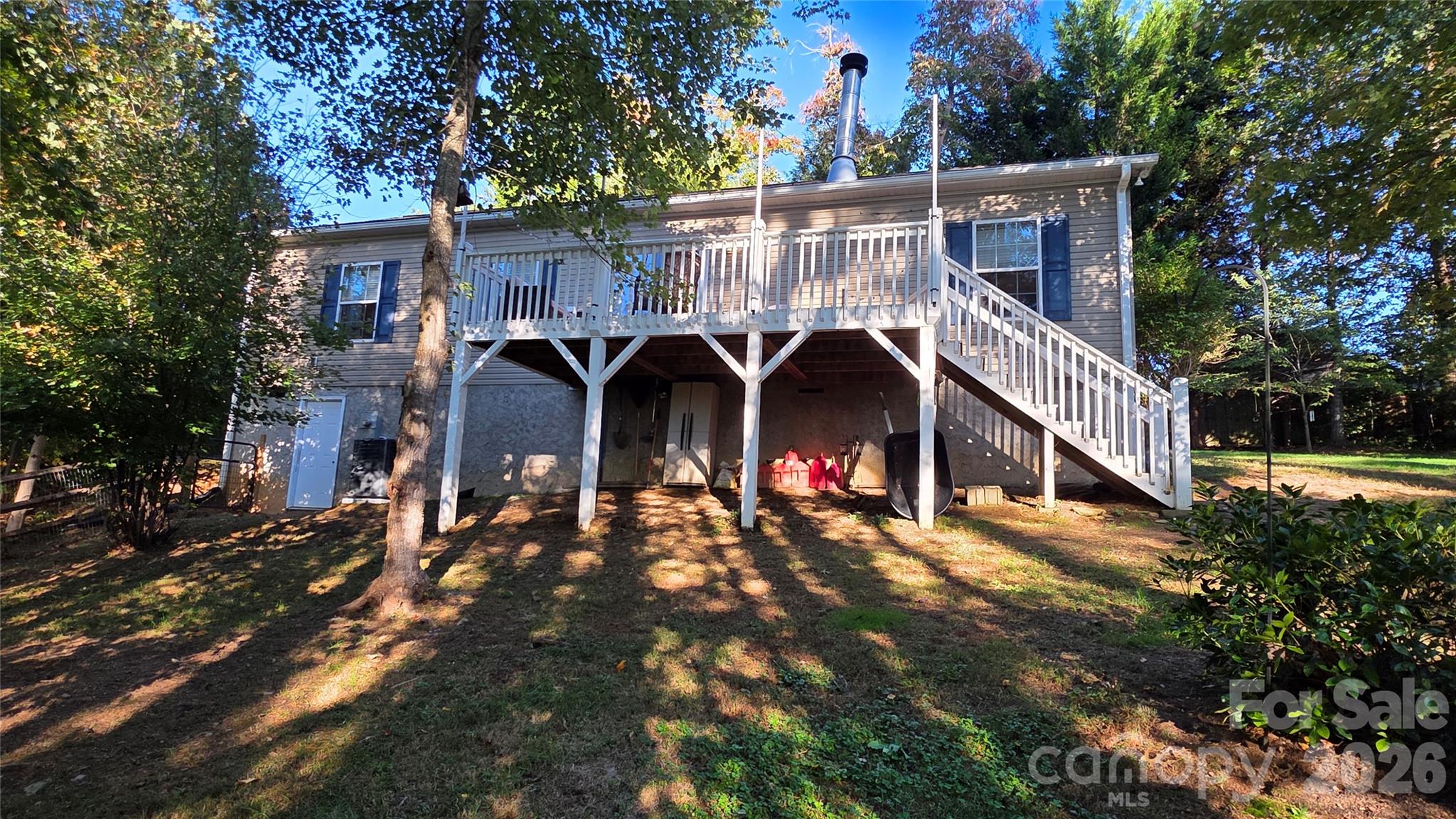 Under the deck with access to the crawlspace and heat pump. - 52 Enochs Way Way, Fletcher