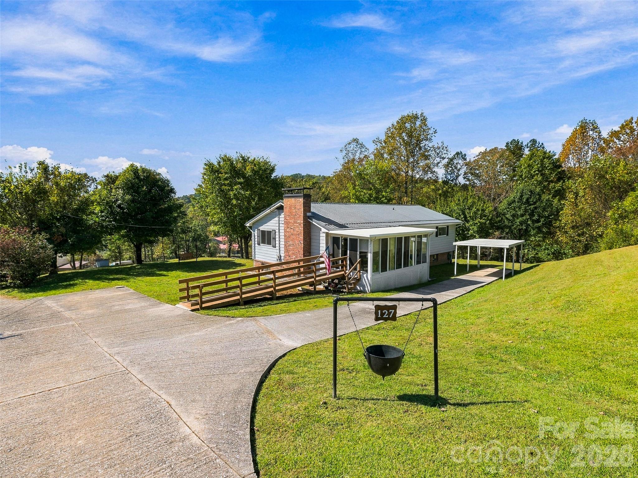 Single Family Residence at 127 Spring Hill Drive, Pisgah Forest, photo 4 of 45