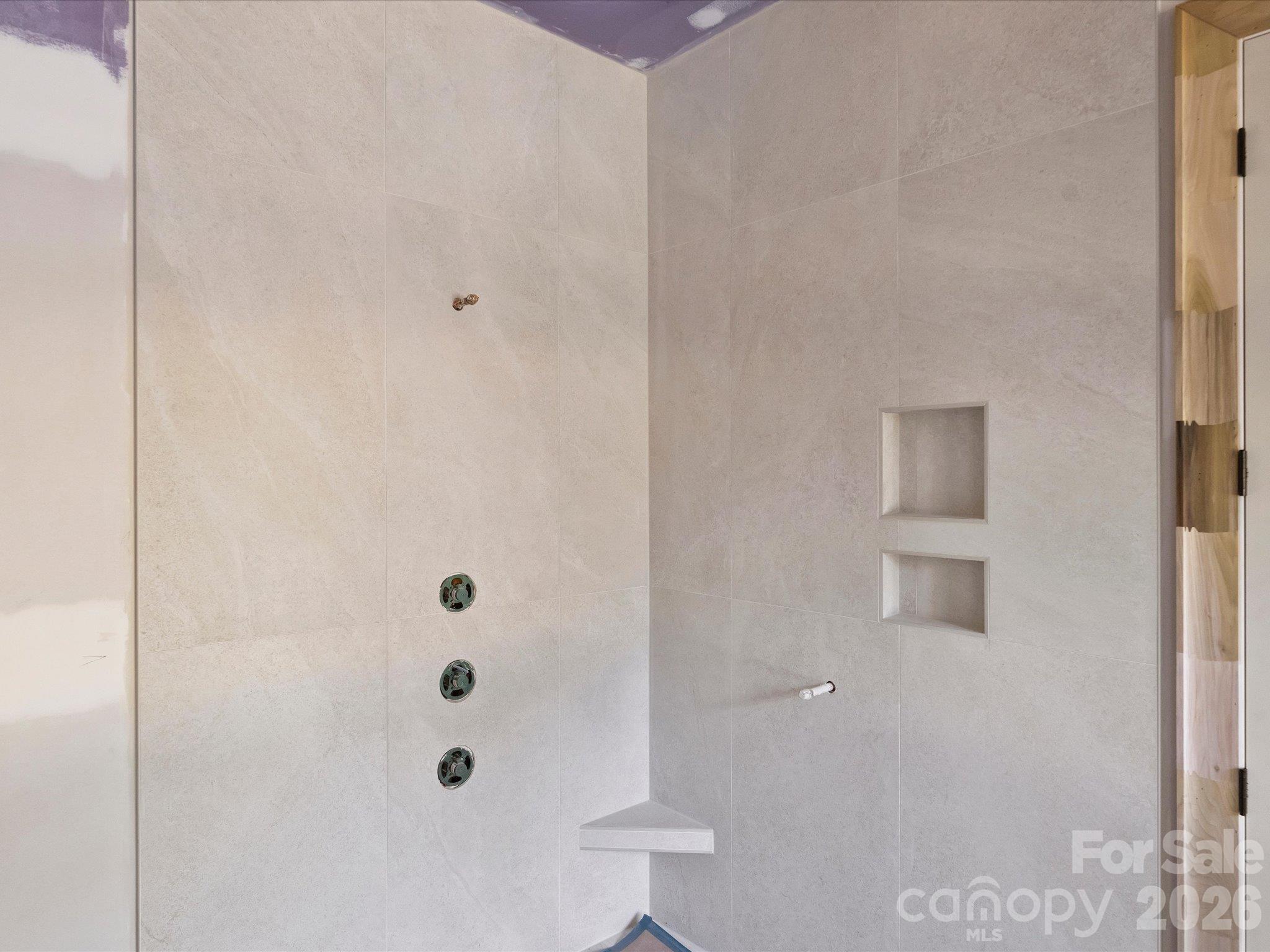 Primary Shower - 6509 Hazelton Drive, Charlotte