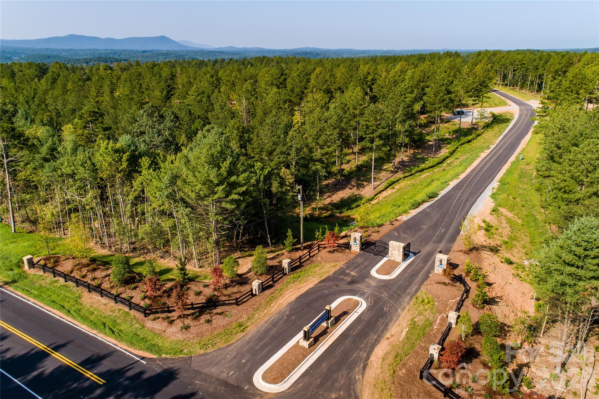 Private Gated Entrance - 1656 Coveside Drive, Granite Falls