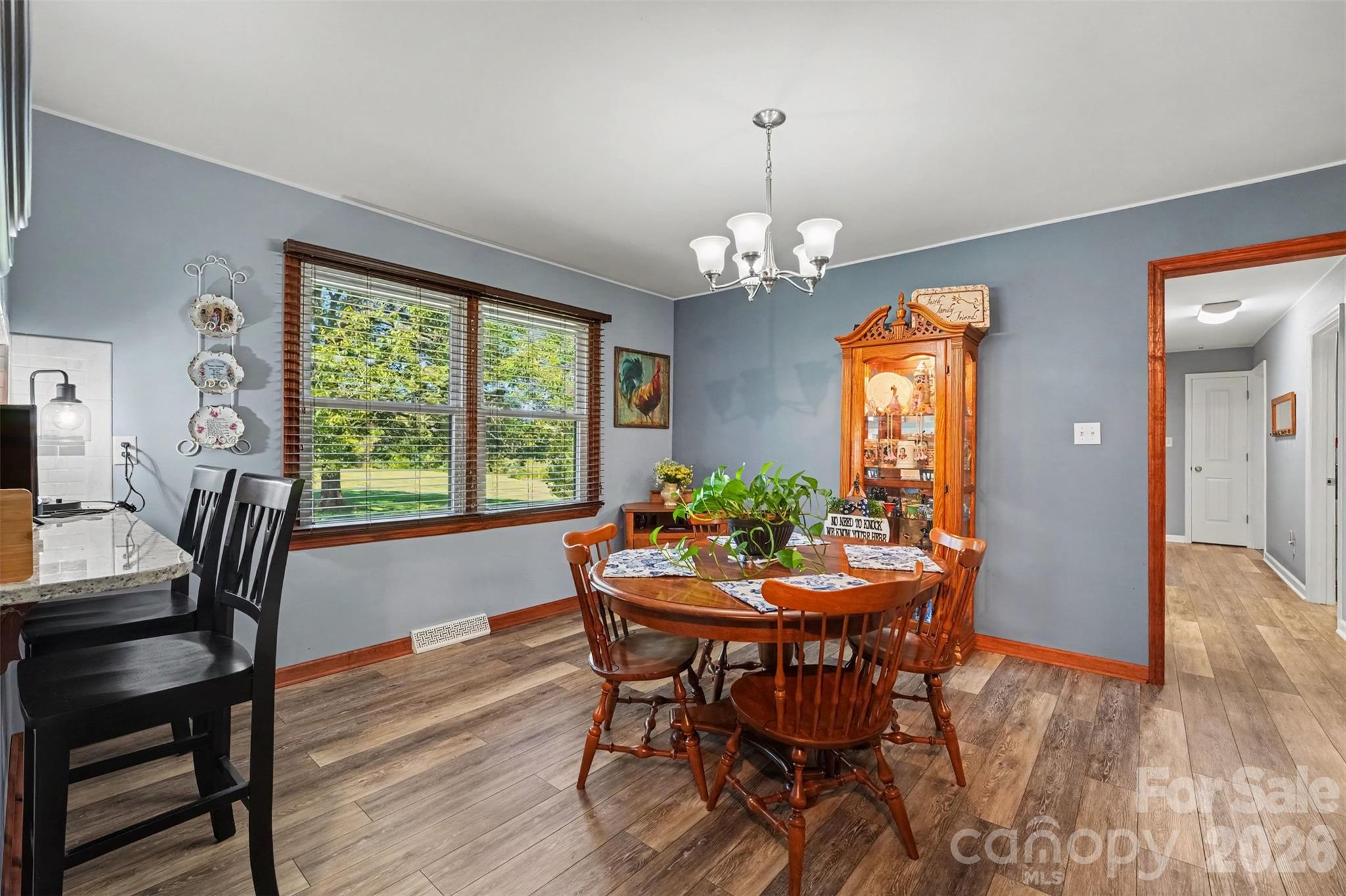 Dining Area at kitchen - 117 Oak Hill Lane, Statesville