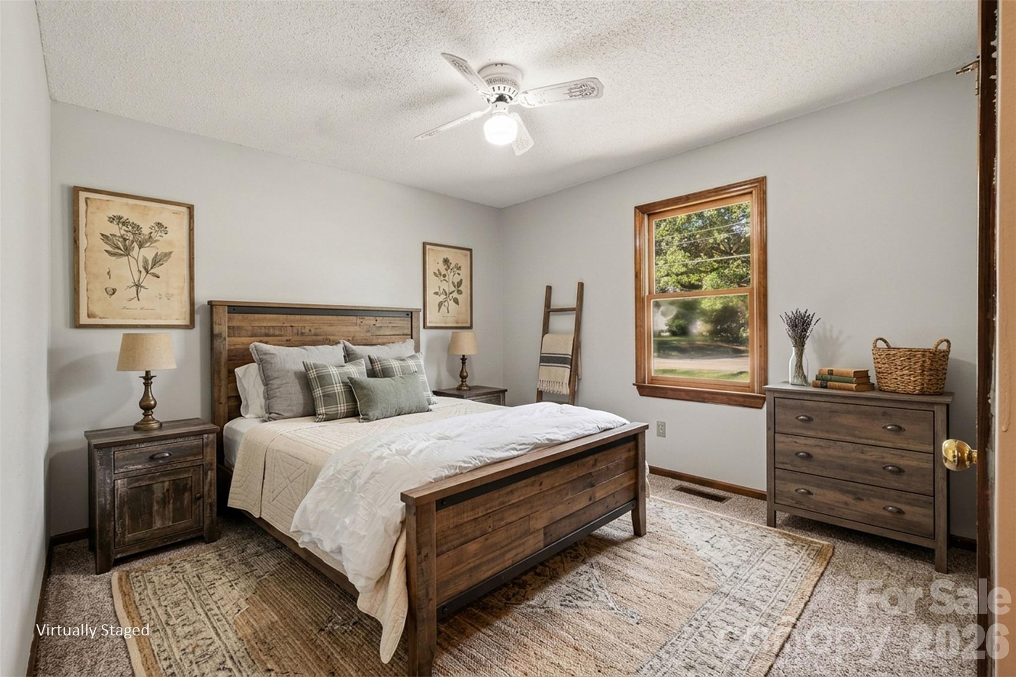 Bedroom 3 is comfortable at 11x11 and all the bedrooms have new carpet. - 102 Roxie Lane, Belmont
