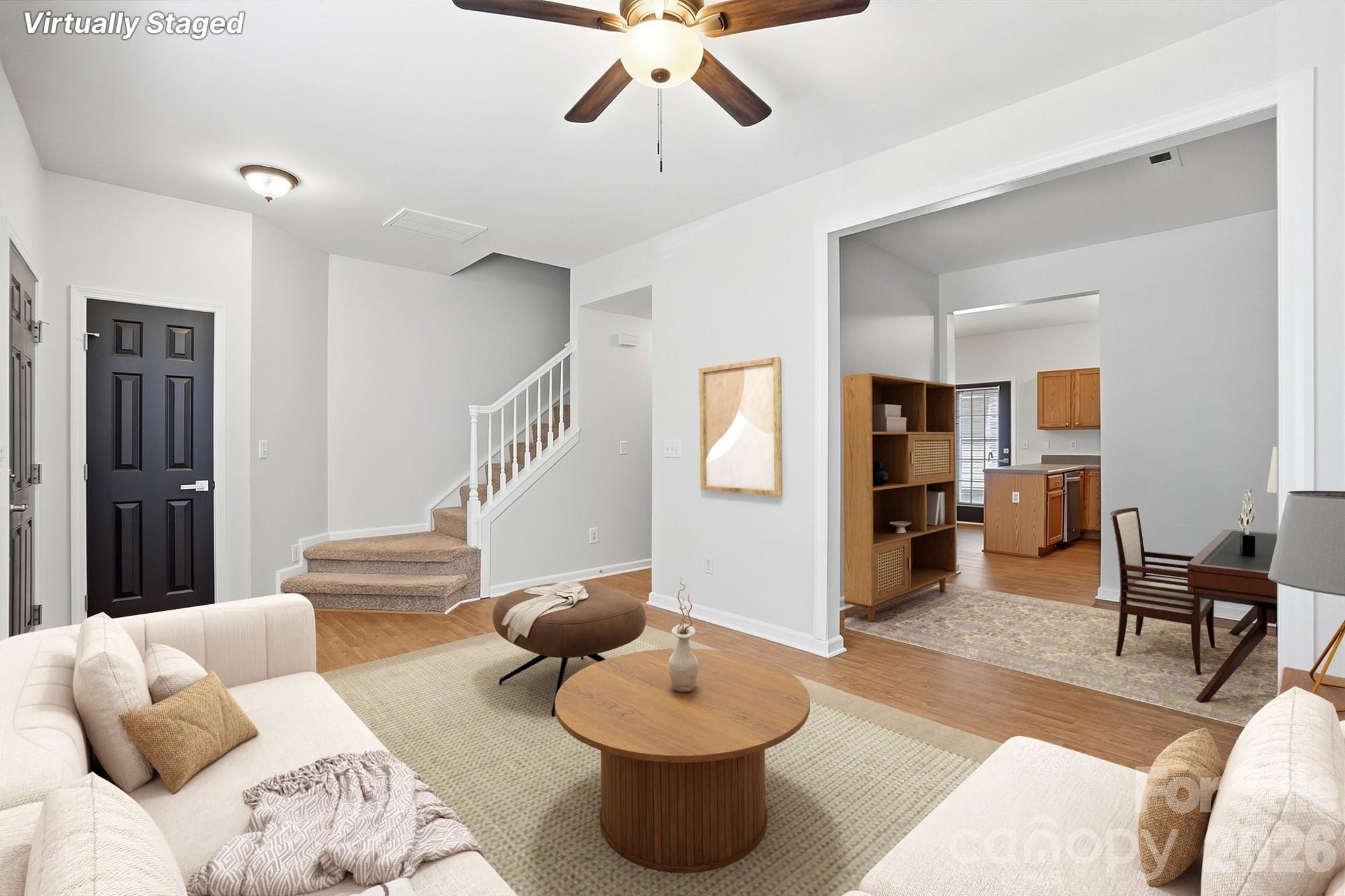 Virtually Staged - 5315 Jocelyn Lane, Charlotte