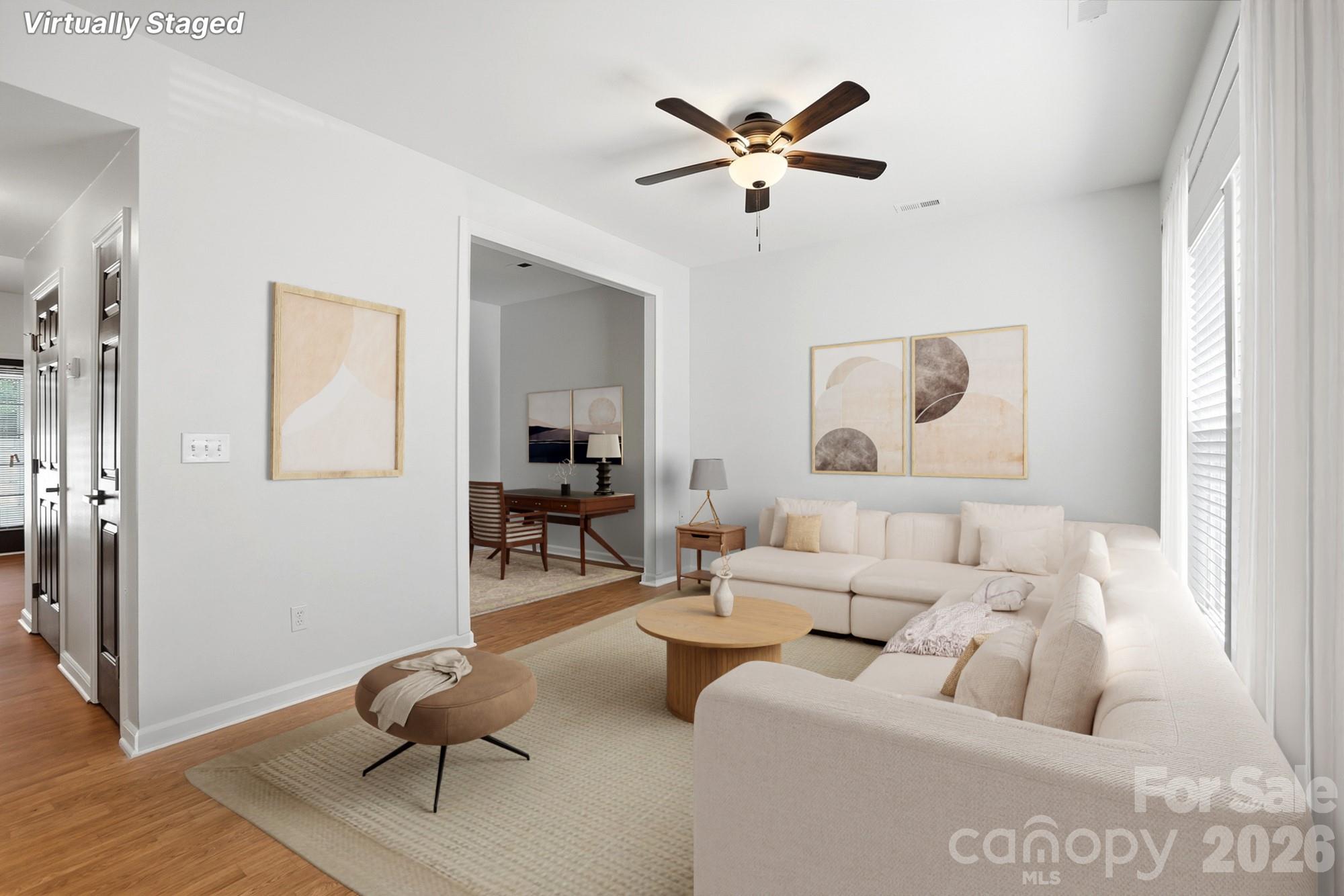 Virtually Staged - 5315 Jocelyn Lane, Charlotte