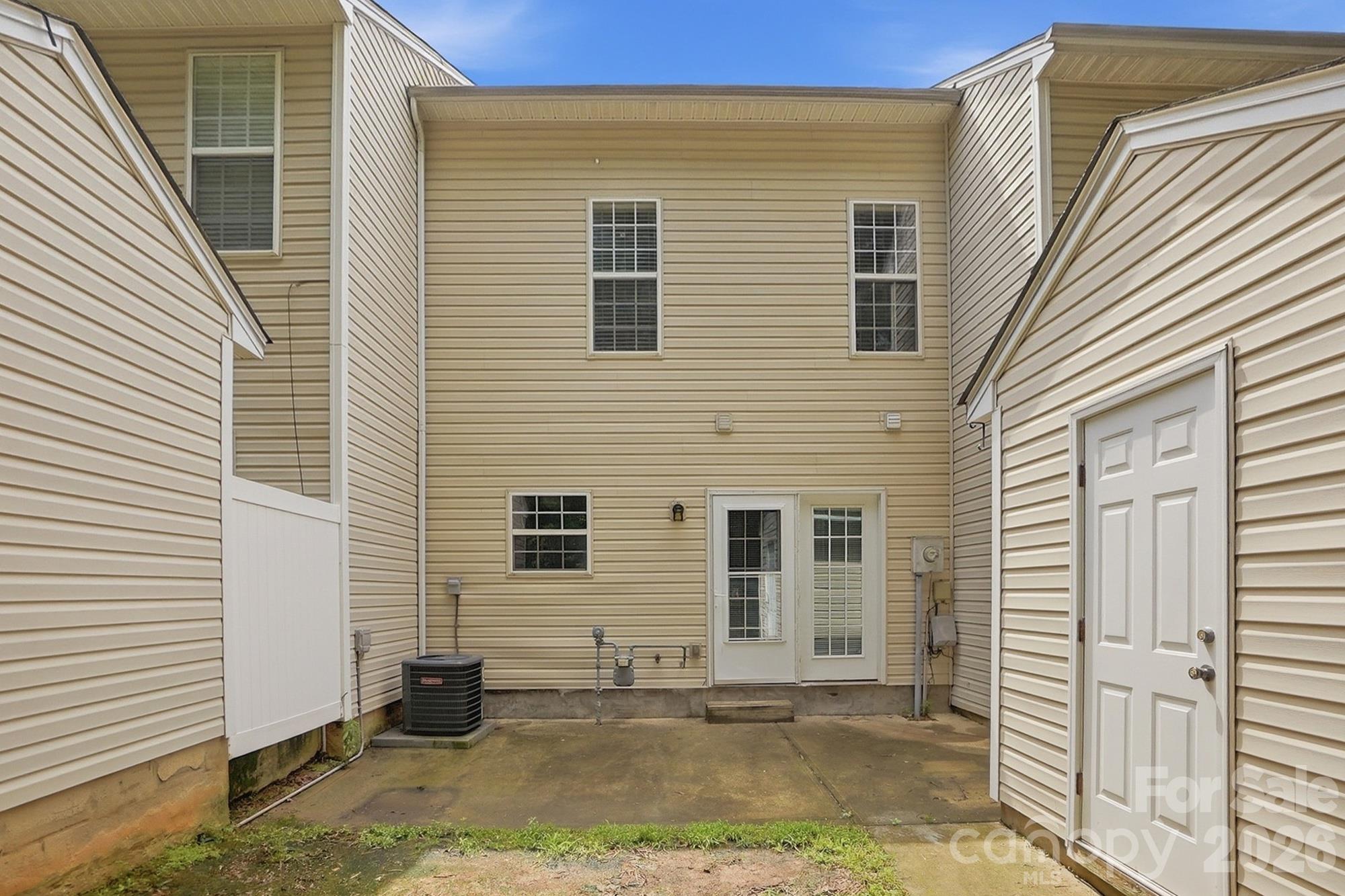 Rear patio & storage room - 5315 Jocelyn Lane, Charlotte