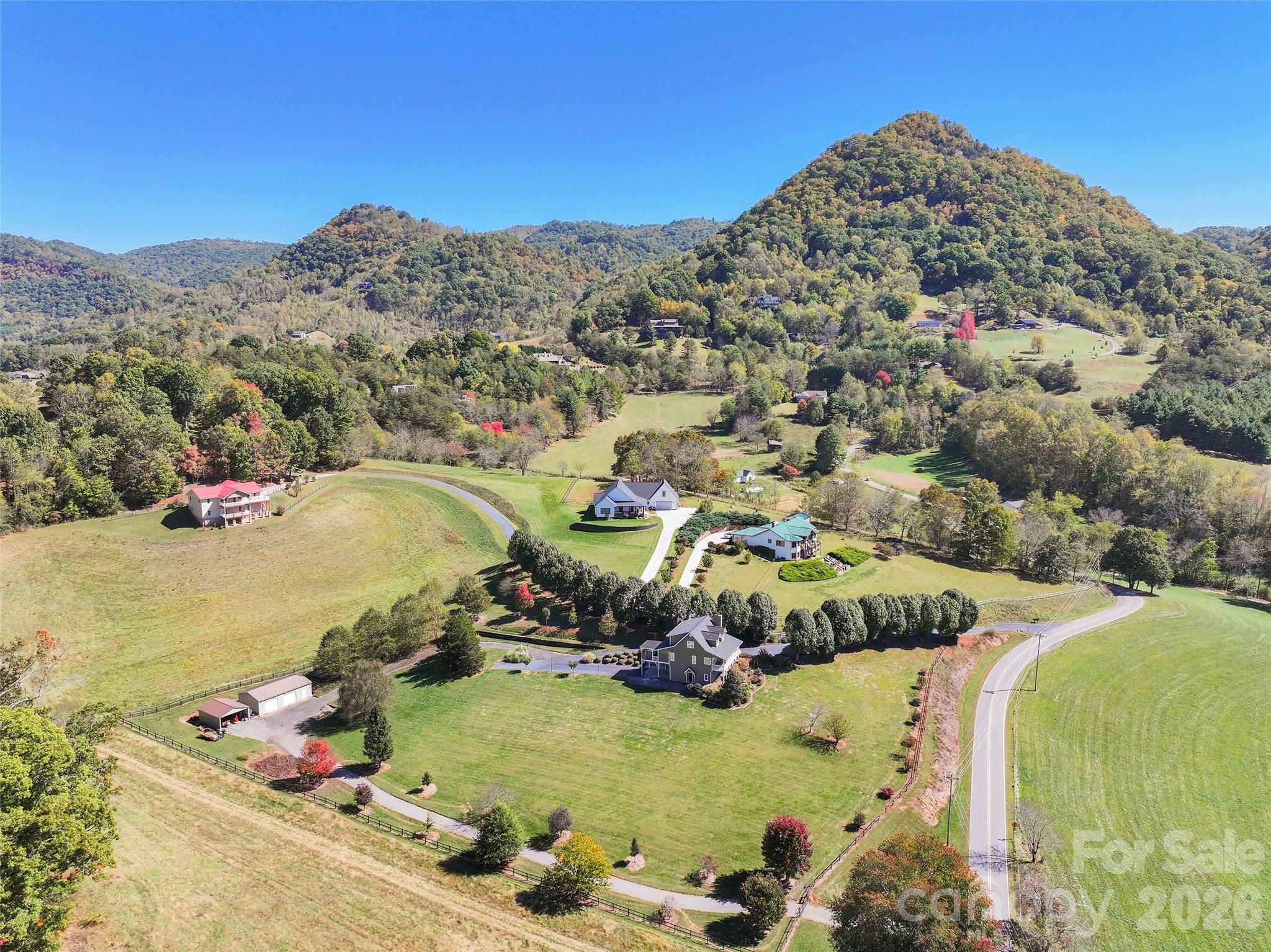 Aerial view of 43 Eagle Ridge in Autumn Run - 3.3 acres - 43 Eagle Ridge, Clyde