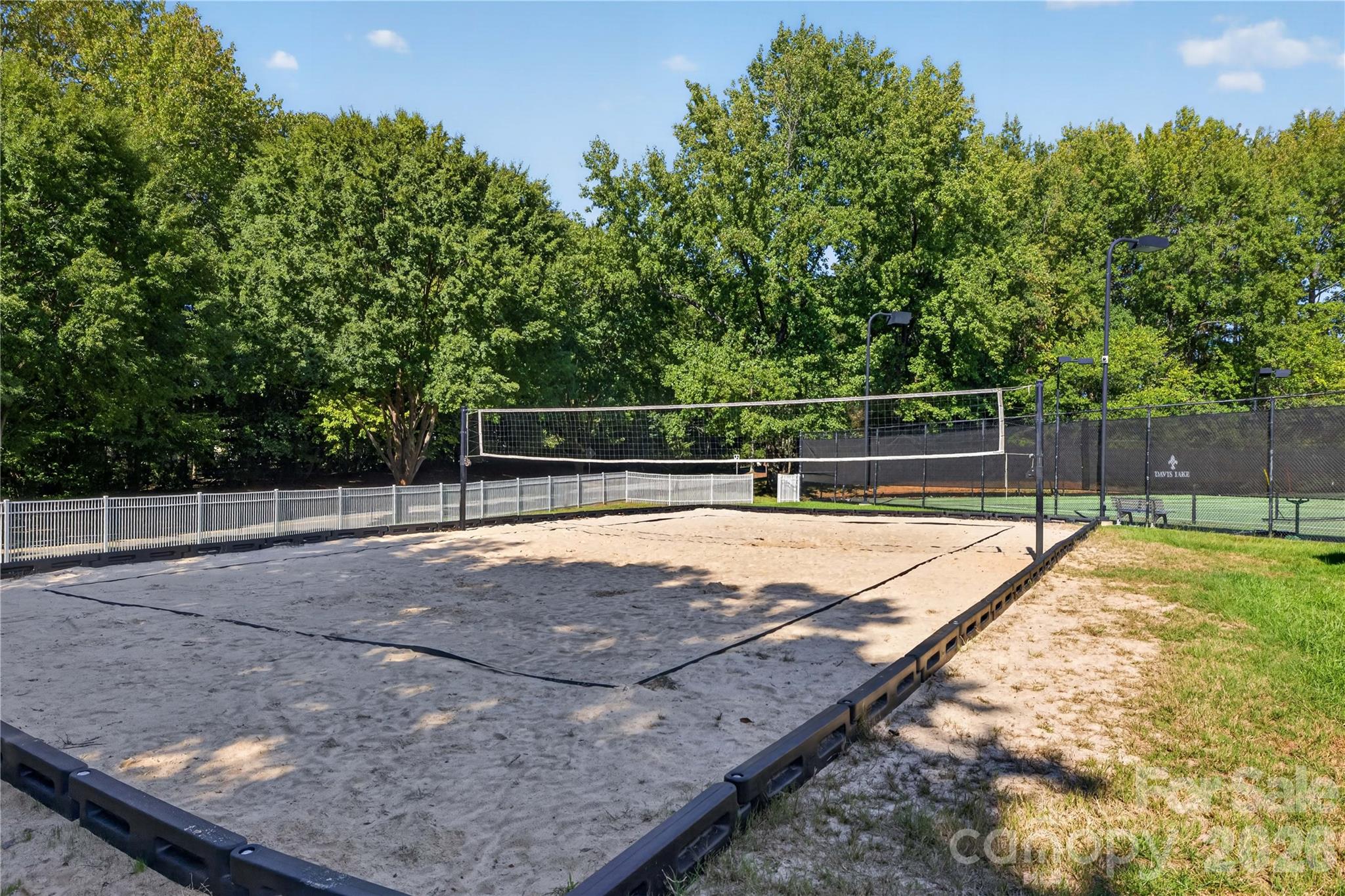 Sand volleyball court. - 4711 Beech Crest Place, Charlotte