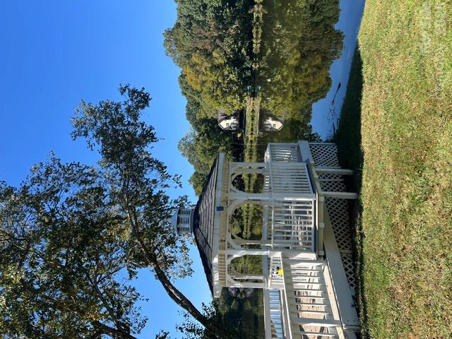 Fishing gazebo on 14-acre lake. Non-motorized boats are also permitted. - 4711 Beech Crest Place, Charlotte