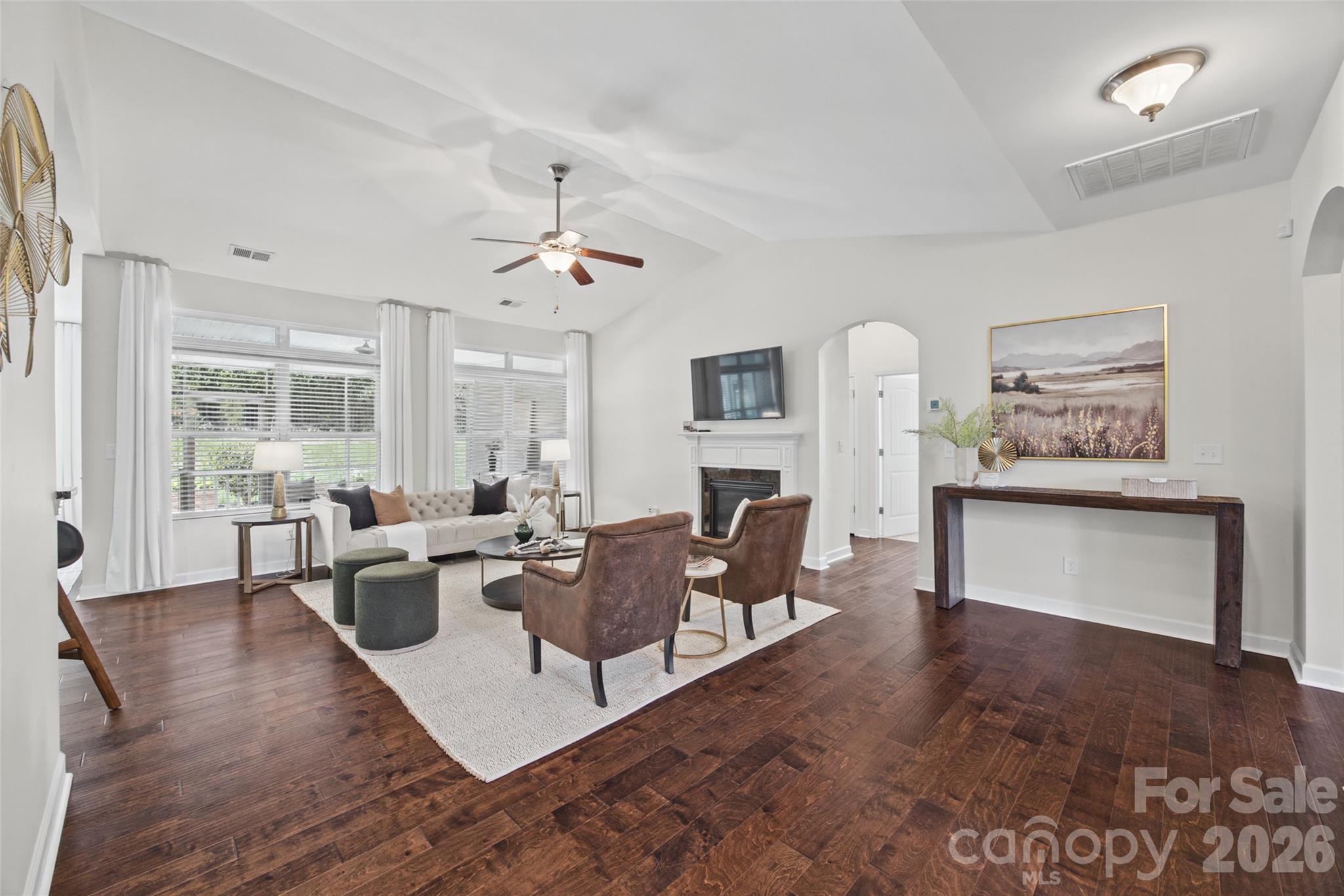Living room - 8720 Artesa Mill Lane, Charlotte