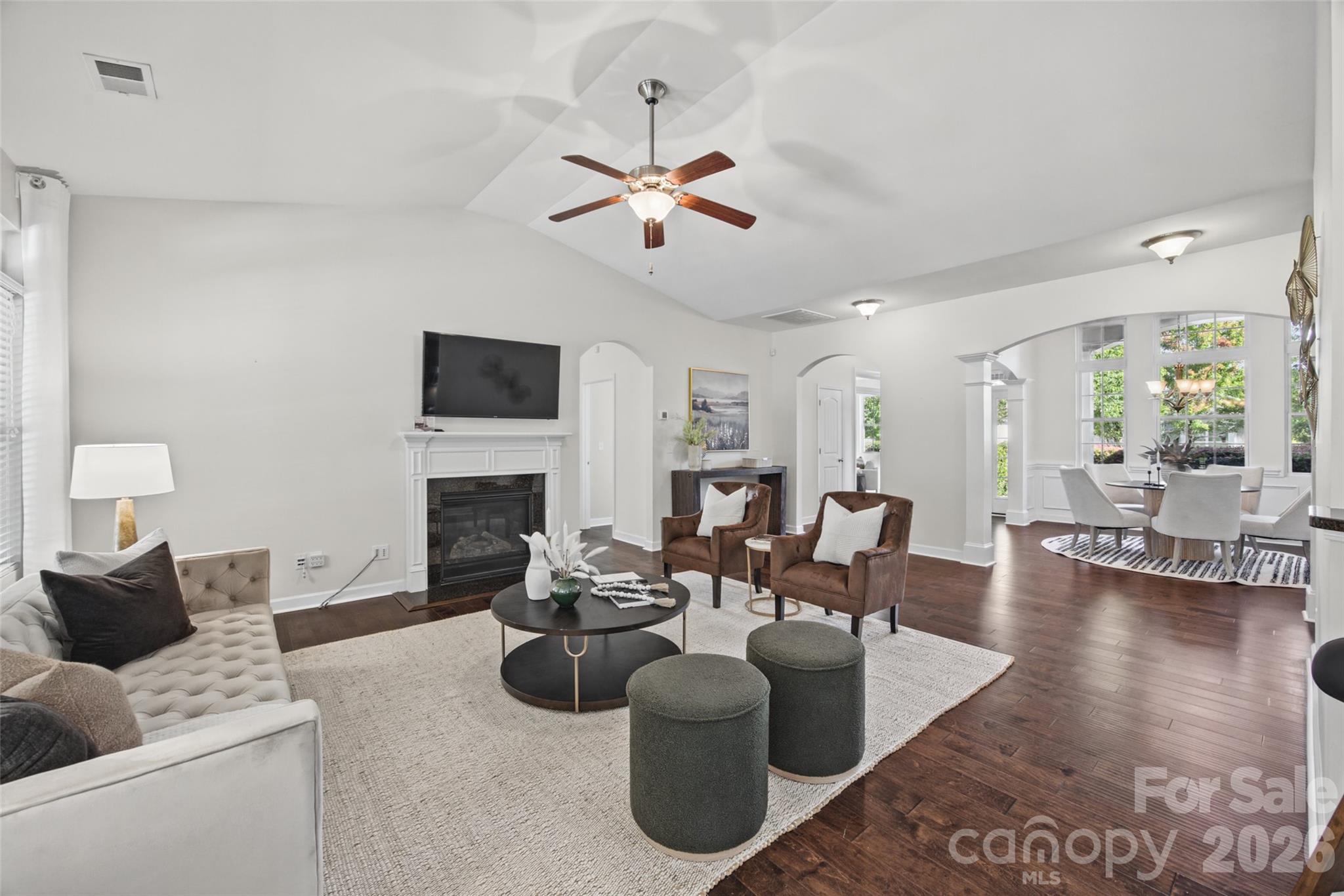 Living room - 8720 Artesa Mill Lane, Charlotte