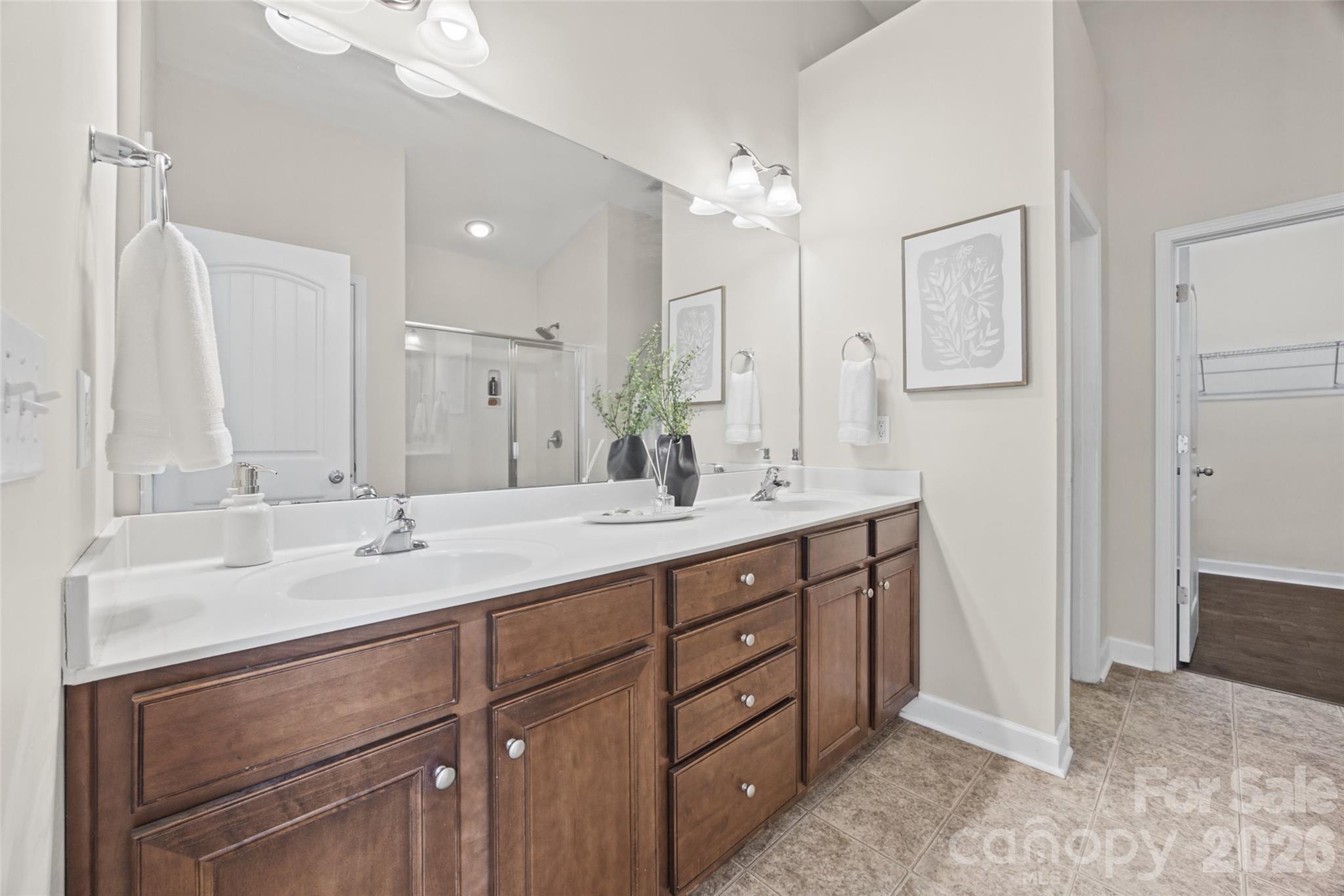 Primary bathroom - 8720 Artesa Mill Lane, Charlotte