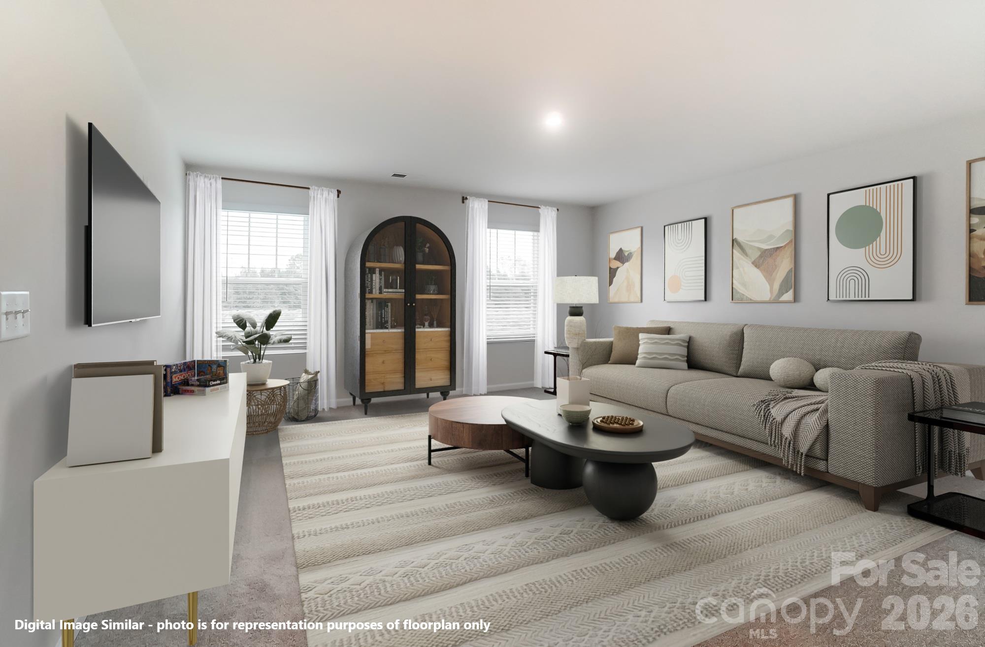 Digital Image Similar - Photo is for representation purposes of floorplan only - colors, finishes, and options will vary. - 2801 Bowman Drive, Gastonia