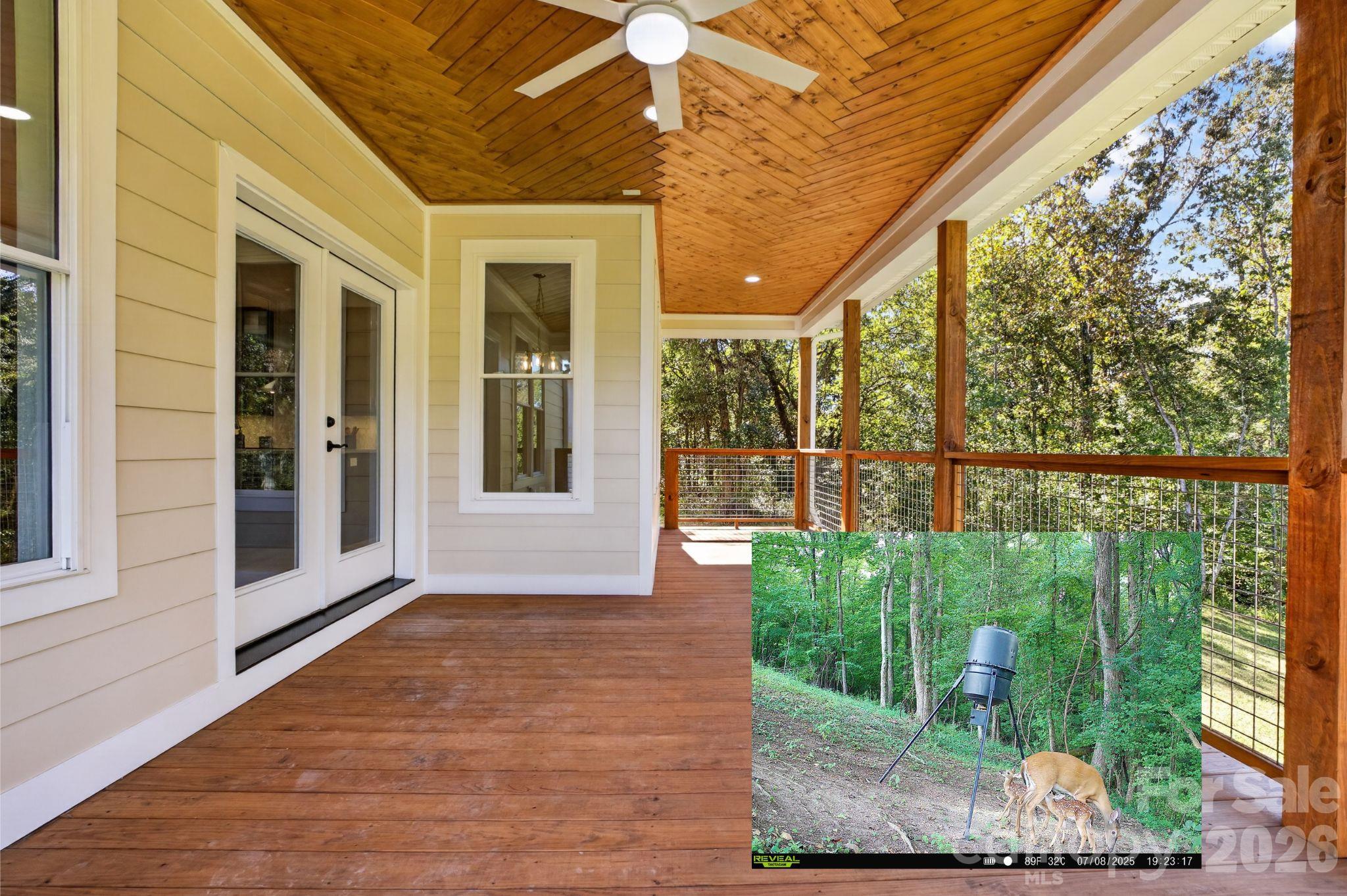 Sit back and view wildlife from your back deck. - 160 Pumice Drive, Statesville