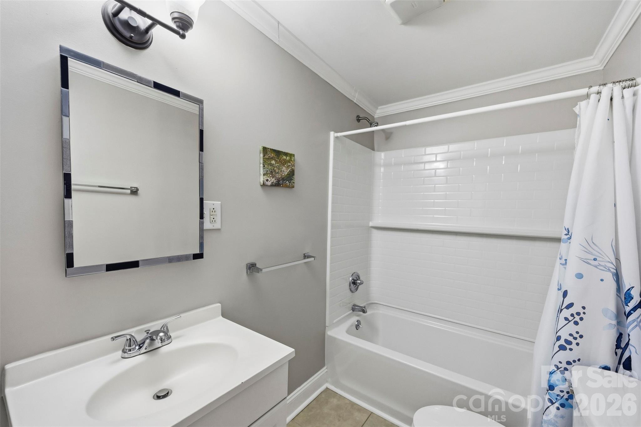 Hall bath vanity. - 220 Armour Street, Davidson