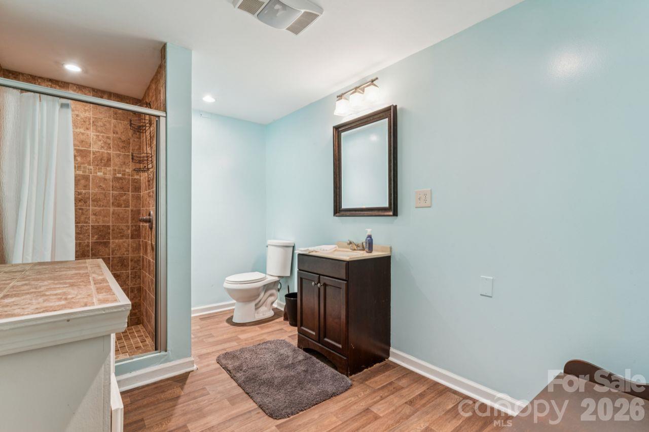 full bathroom in basement - 340 Homer Corriher Road, China Grove