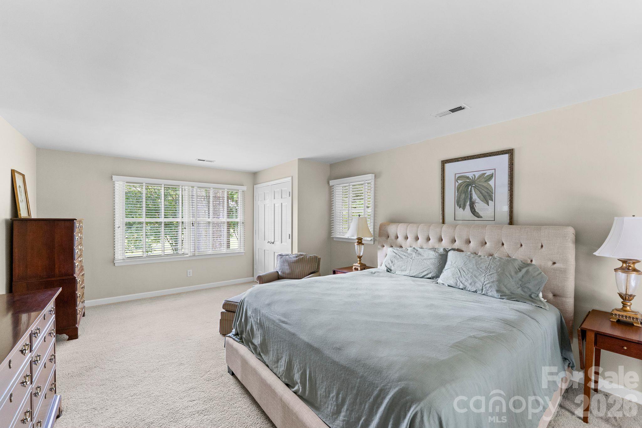 Spacious Primary Bedroom on the second level - 2006 Grey Road, Davidson