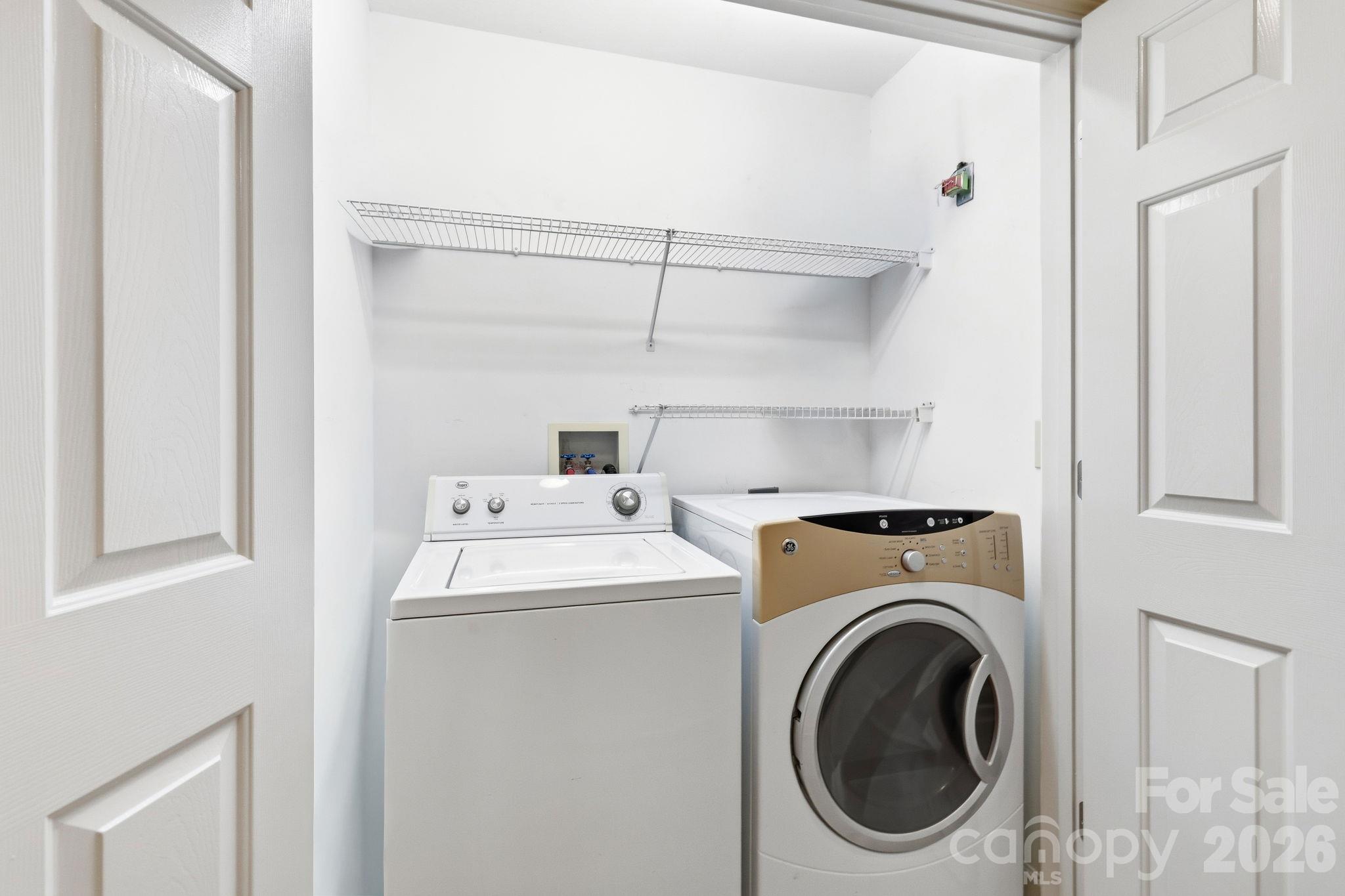 Laundry Closet, washer and dryer convey - 805 Carlyle Way, Asheville