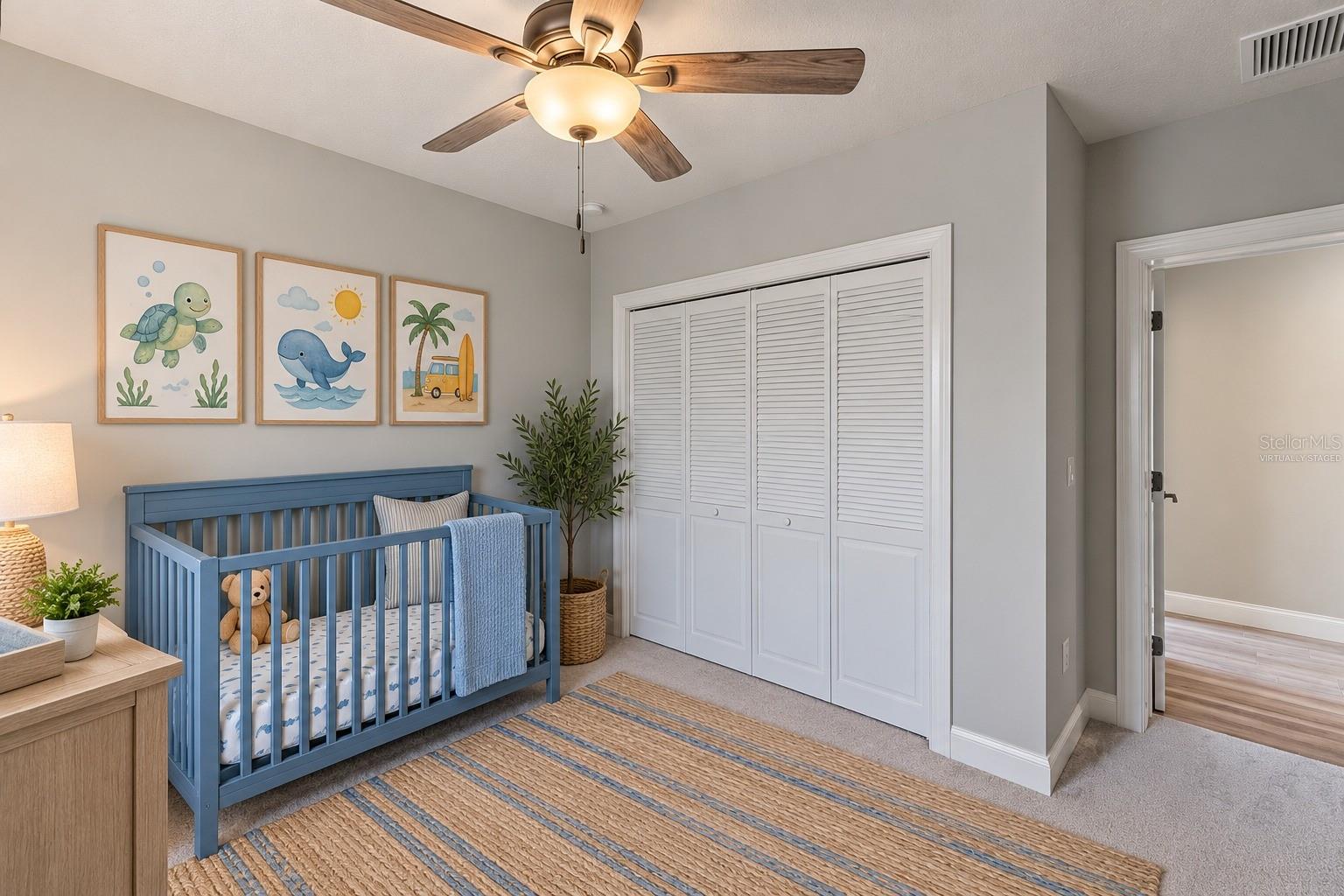 Bedroom 2 (Virtually Staged) - 6191 TURTLEMOUND RD, NEW SMYRNA BEACH