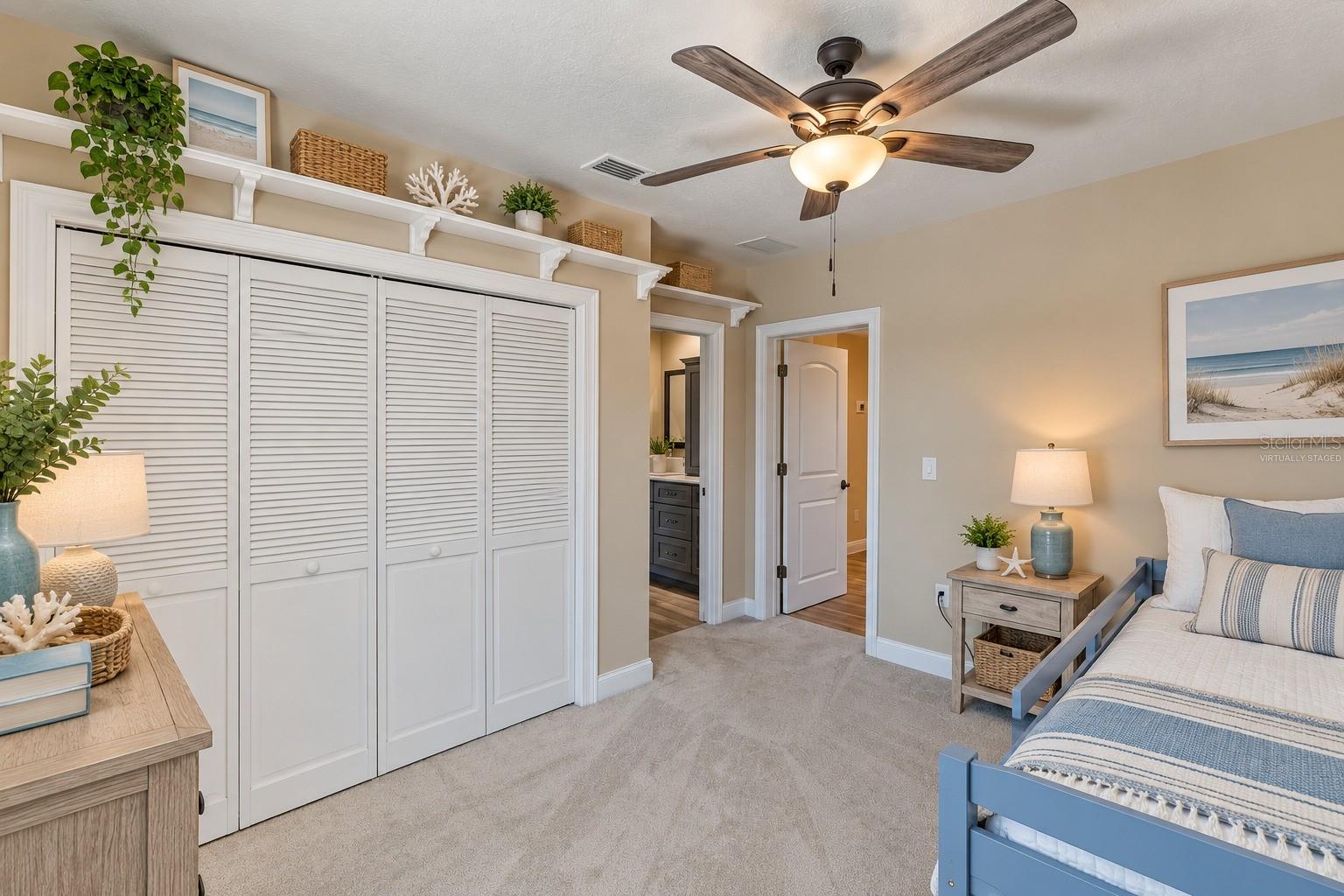Bedroom 3 (Virtually Staged) - 6191 TURTLEMOUND RD, NEW SMYRNA BEACH